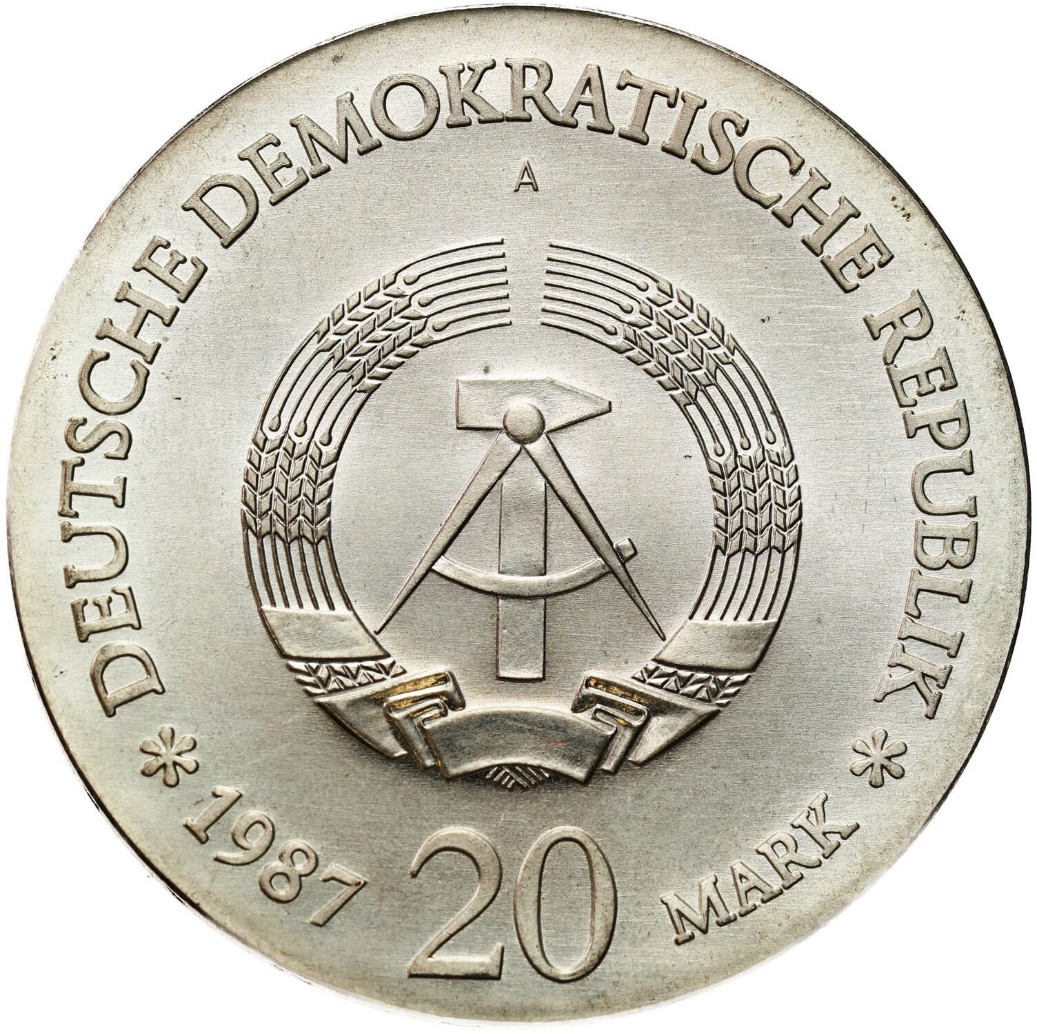 Niemcy, DDR, 20 marek 1987, Berlin - 750. lecie Berlina - RZADKIE