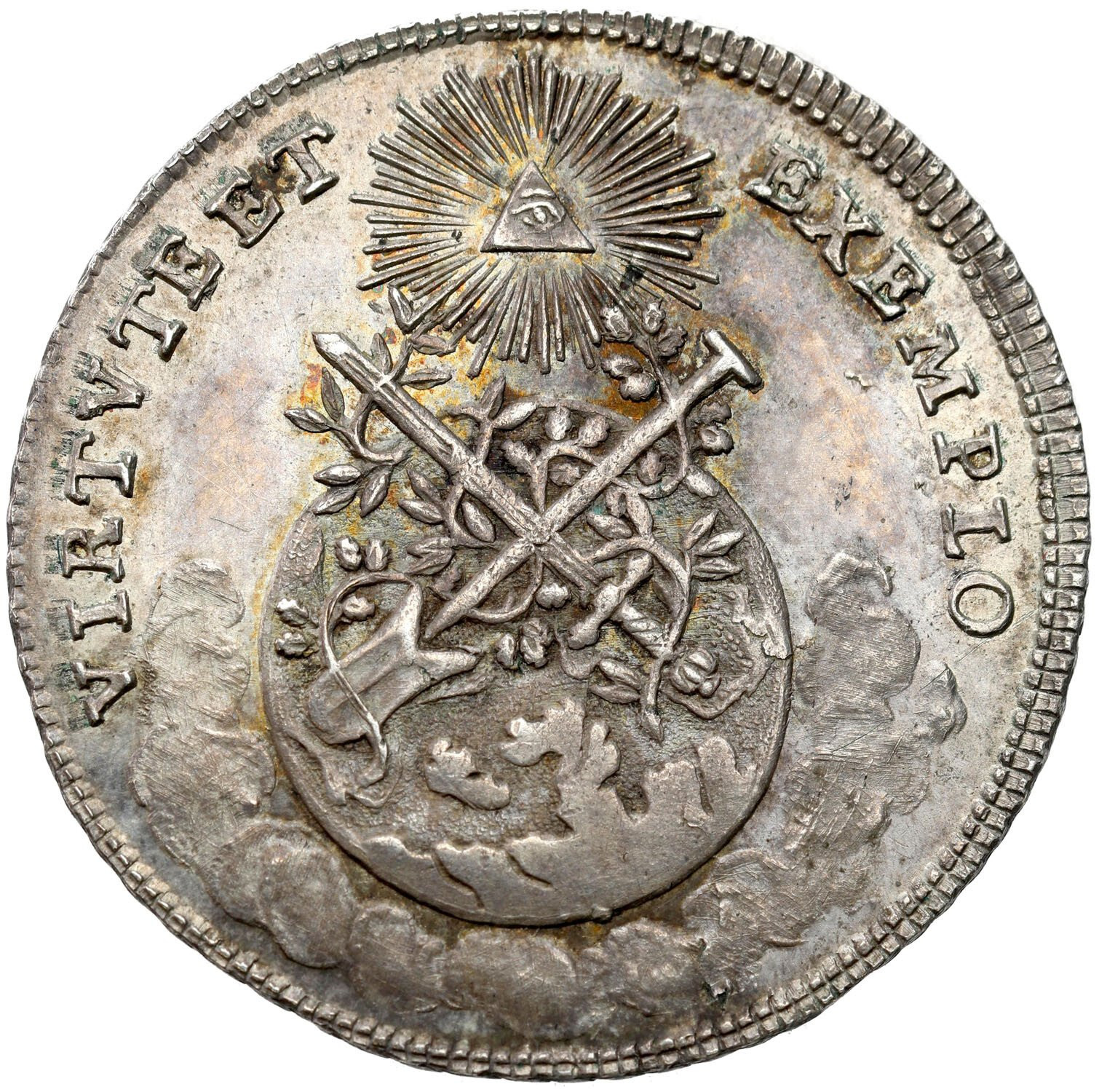 Austria,. Maria Teresa, Józef II. Żeton koronacyjny Józefa II Habsburga, 1764