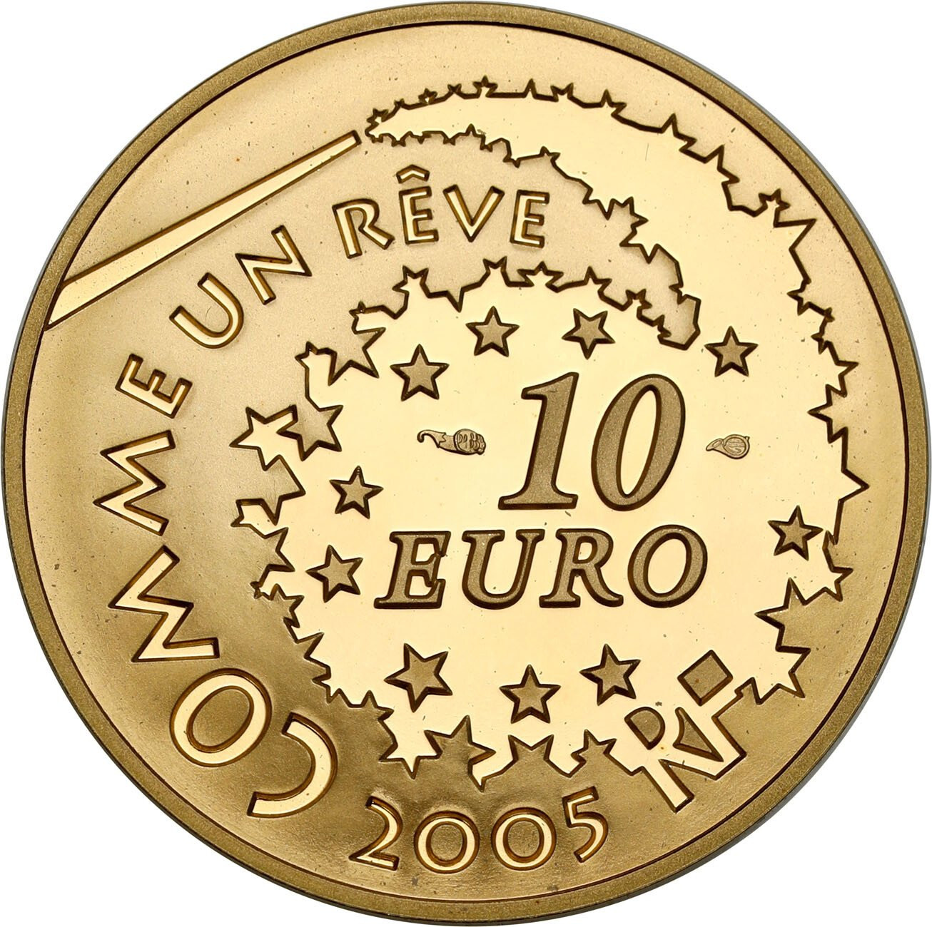 Francja. 10 Euro 2005 Hello Kitty