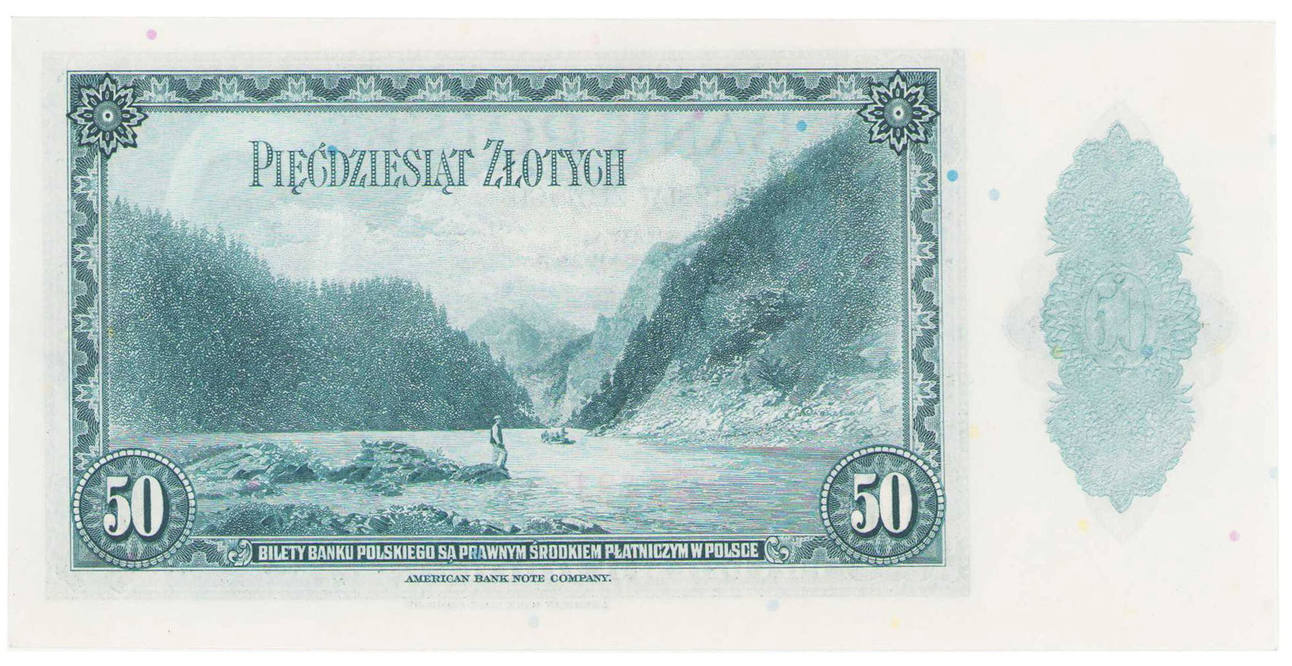 Emigracja 50 złotych 1939 seria H - RZADKOŚĆ R6