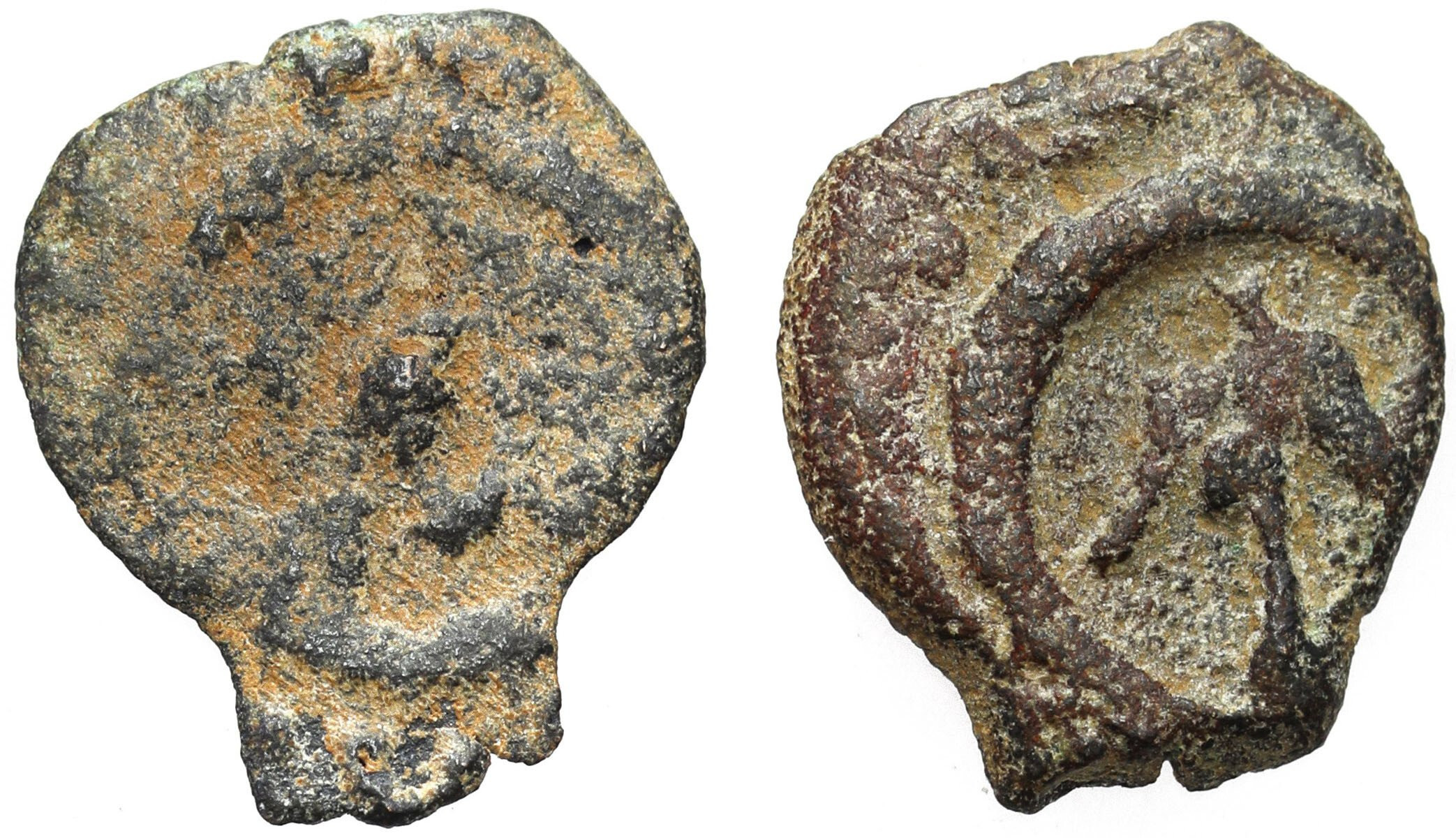 Judaea, Lepton (Wdowi Grosz), Alexander Jannaeus 104 - 76 r. p.n.e, Jerozolima - zestaw 2 sztuk