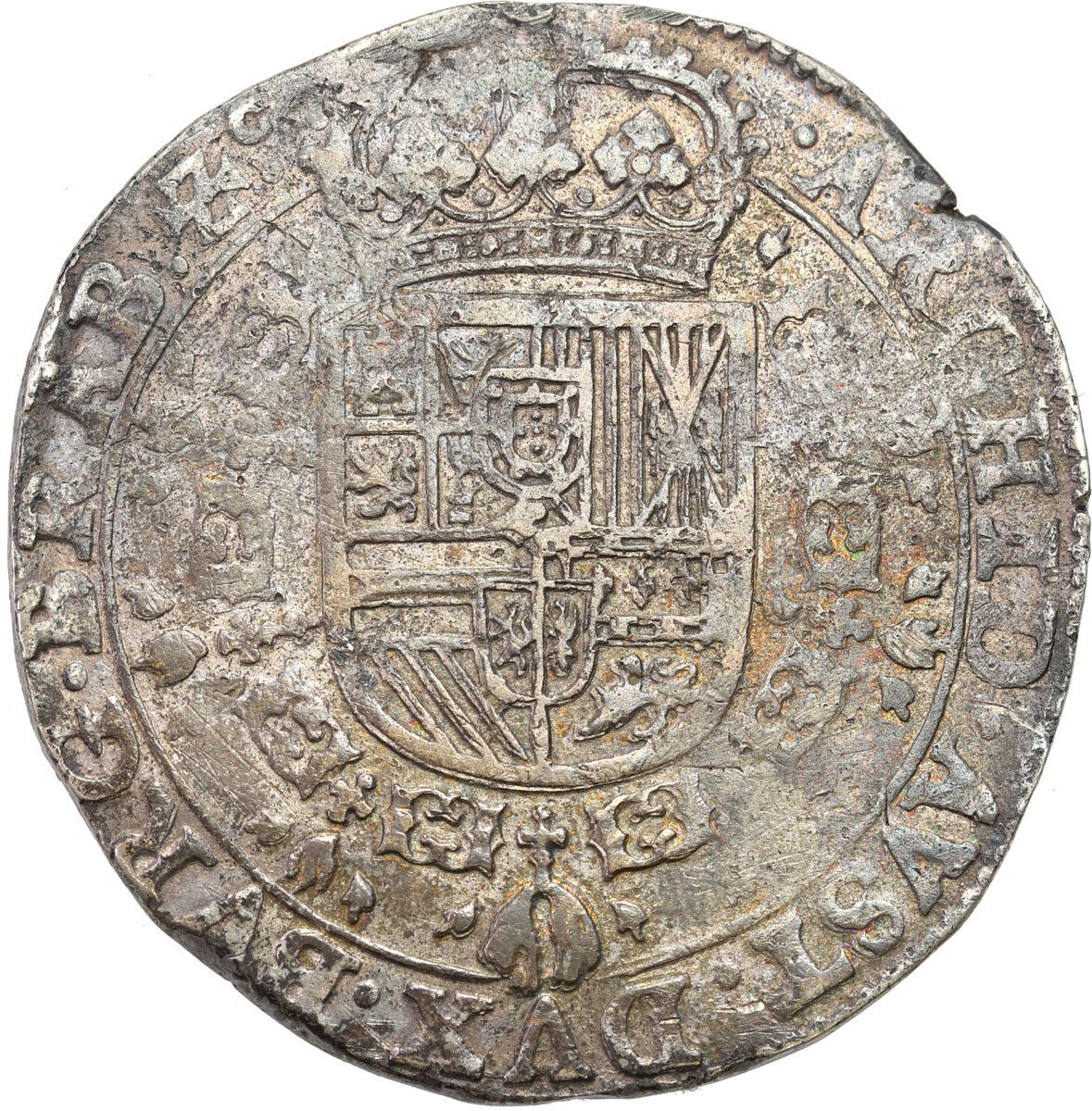 Niderlandy hiszpańskie, Filip IV (1621–1665). Patagon 1633, Antwerpia
