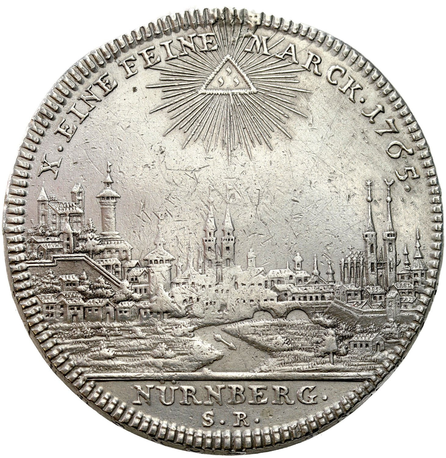 Niemcy, Norymberga. Józef II (1765-1790). Talar 1768, Norymberga