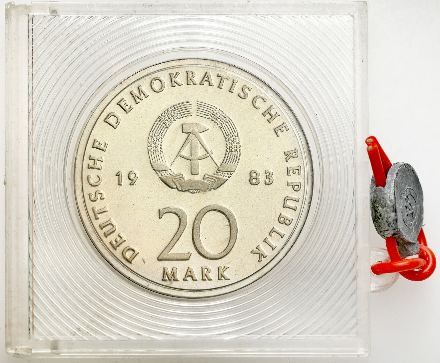 Niemcy, NRD. 20 marek 1983, Martin Luther - RZADKIE - PROOF