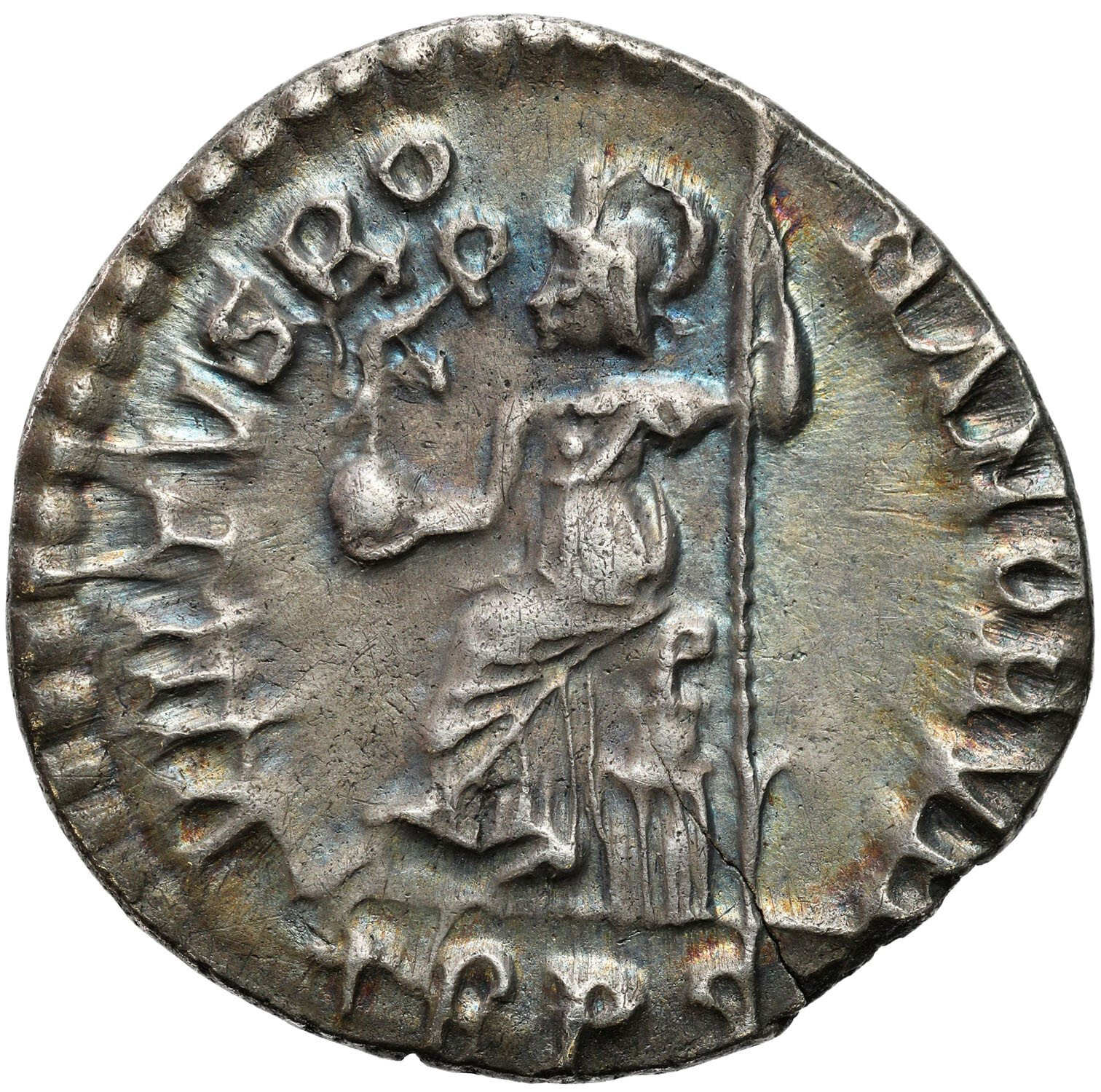 Cesarstwo Rzymskie. Walentynian II (375-392 n.e.), Siliqua, Trever - ŁADNA