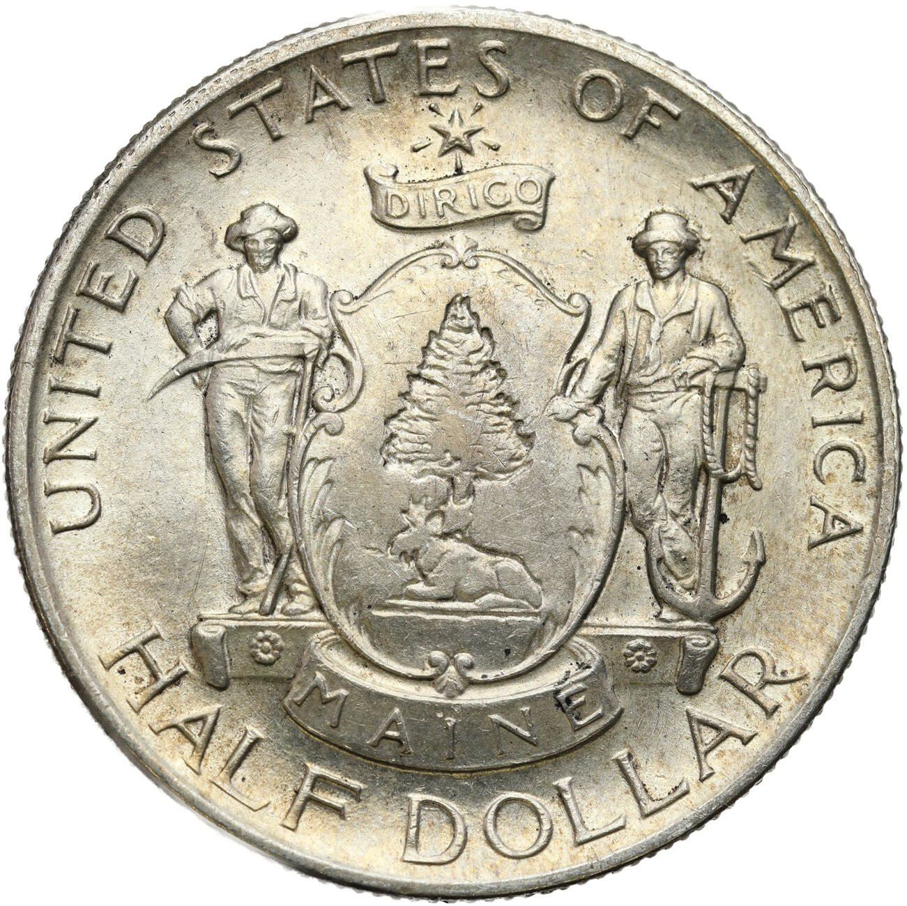 USA. 1/2  dolara (50 centów) 1920 Maine Centennial