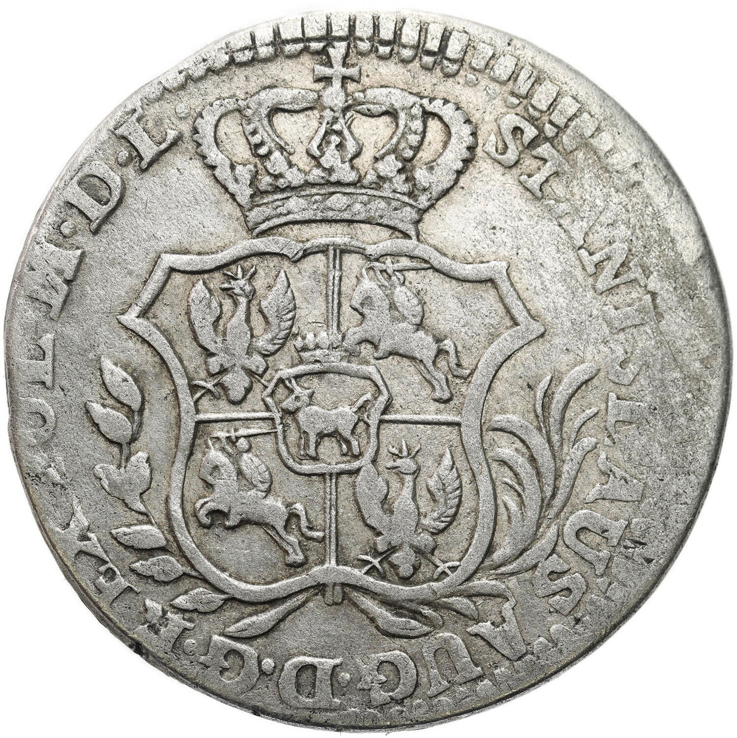 Stanisław August Poniatowski. 2 grosze (półzłotek) 1766 FS, Warszawa