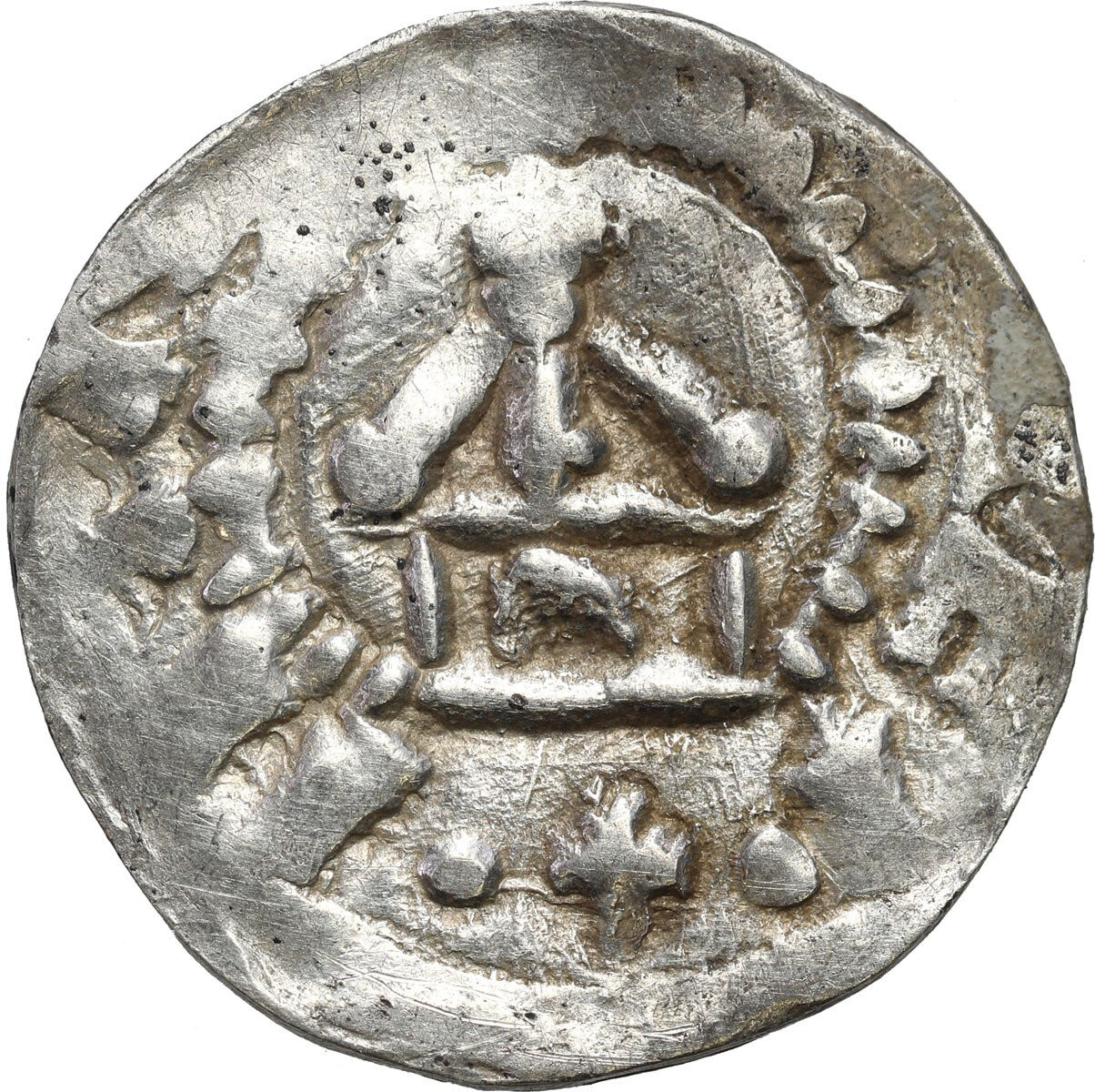 Niemcy, Szwabia – Strasburg. Otto III (983–1002). Denar 983-1002 