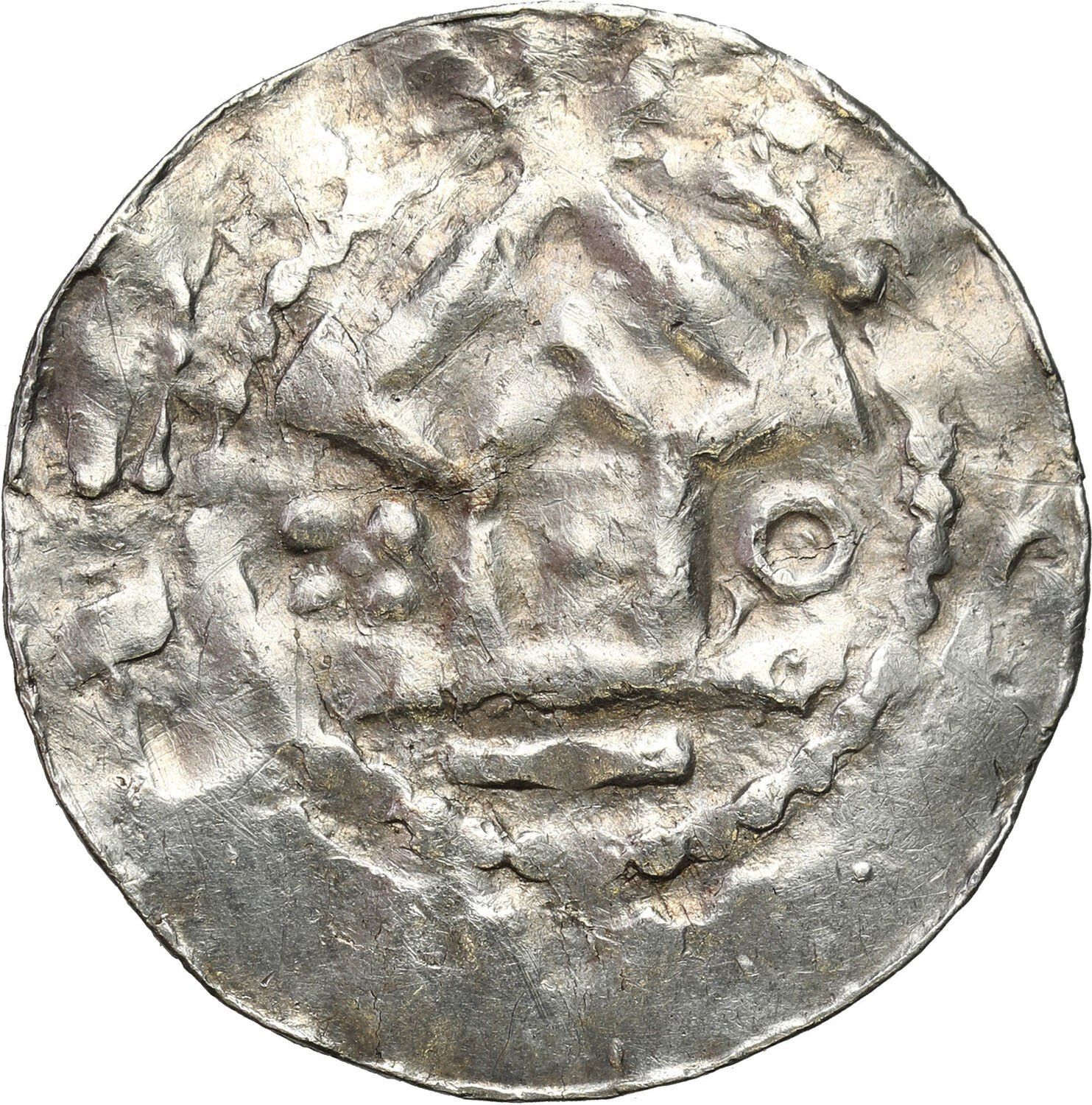 Niemcy, Saksonia. Otto III (983–1002). Naśladownictwo denara typu OAP X/XI wiek