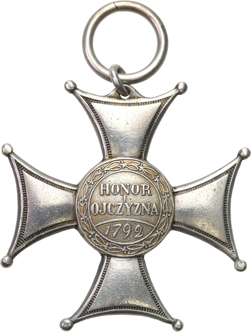 Krzyż Srebrny Orderu Wojskowego Virtuti Militari – wykonanie grawerskie - wtórnik