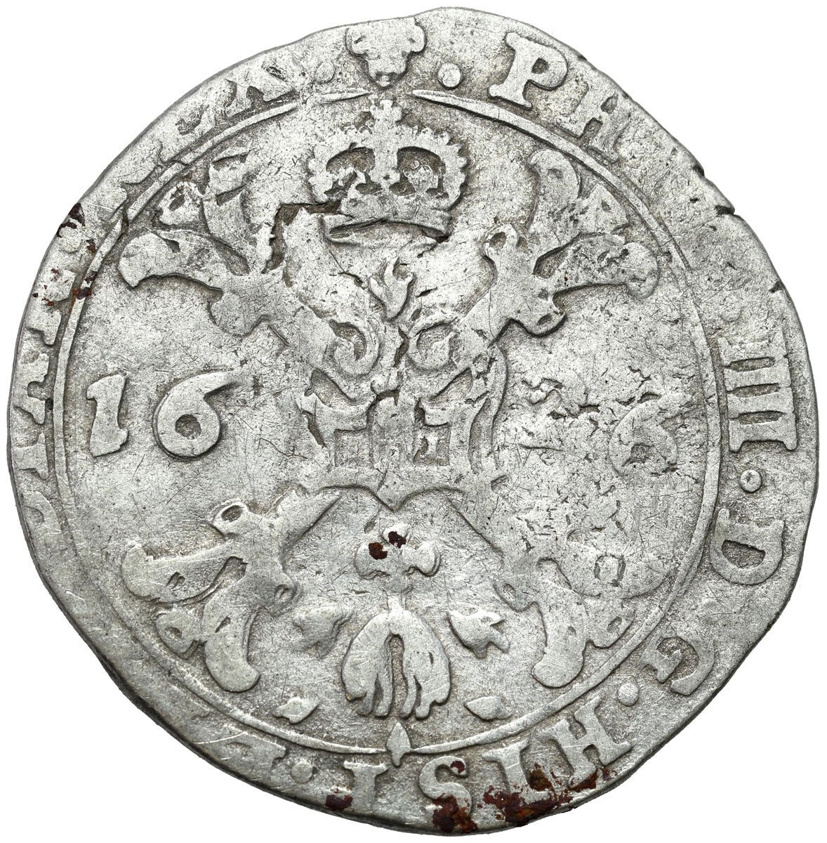 Niderlandy hiszpańskie, Filip IV (1621–1665). 1/4 patagona 1626, Bruksela