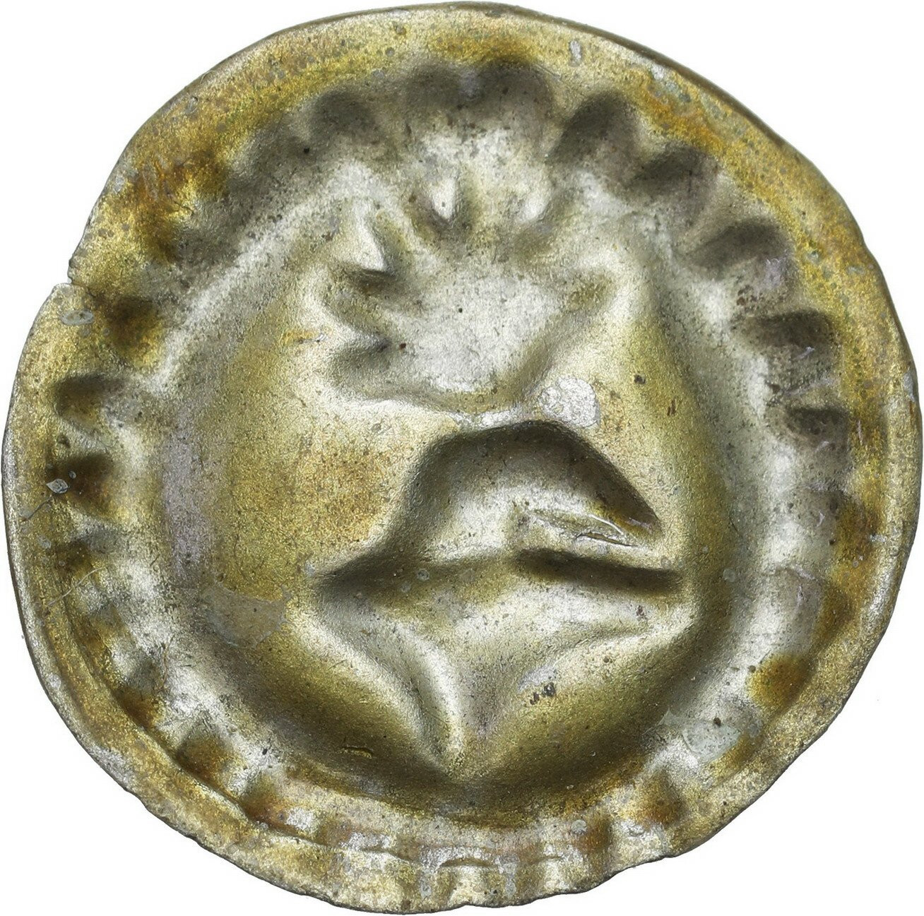 Niemcy, Brandenburgia. Fryderyk II (1440–1470). Fenig brakteatowy, Frankfurt