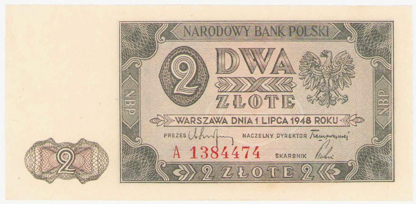 2 złote 1948 PIERWSZA SERIA A