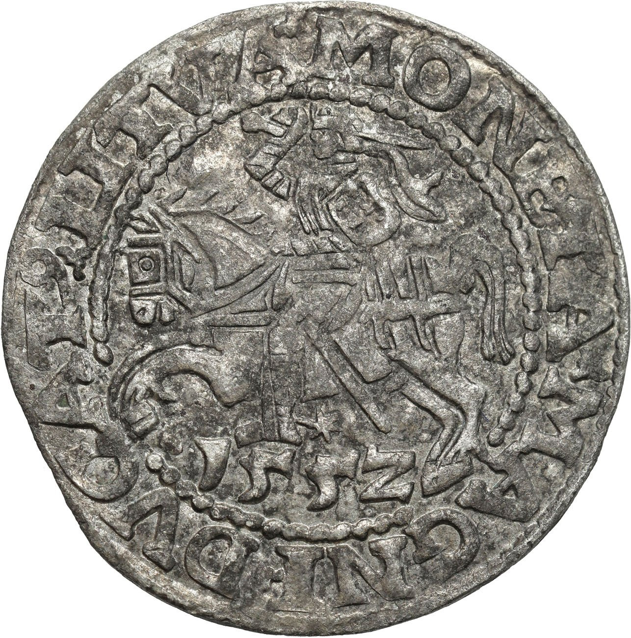 Zygmunt II August. Półgrosz 1552, Wilno - RZADSZY ROCZNIK
