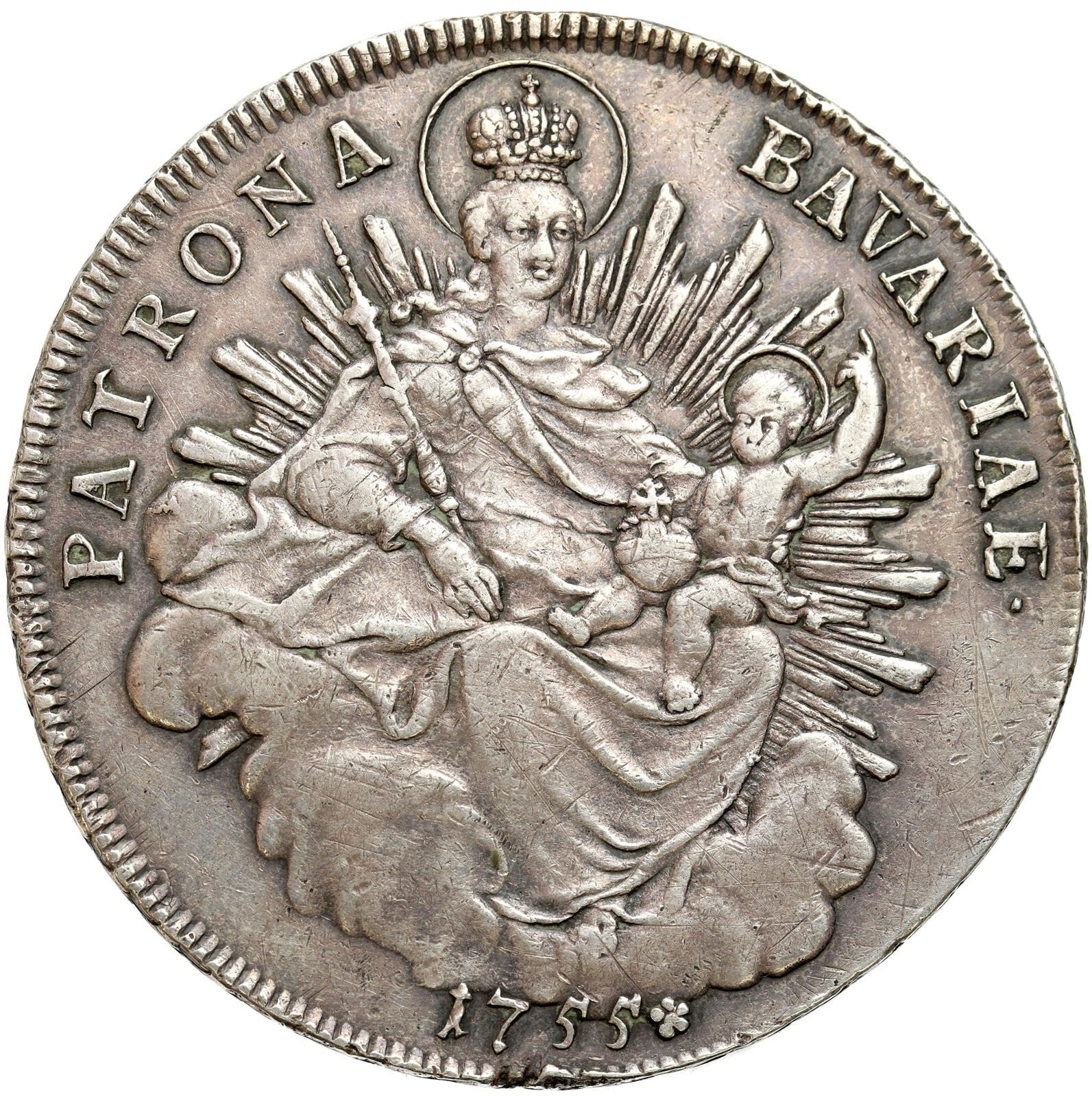 Niemcy, Bawaria. Maksymilian III Józef (1745–1777). Talar 1755, Monachium