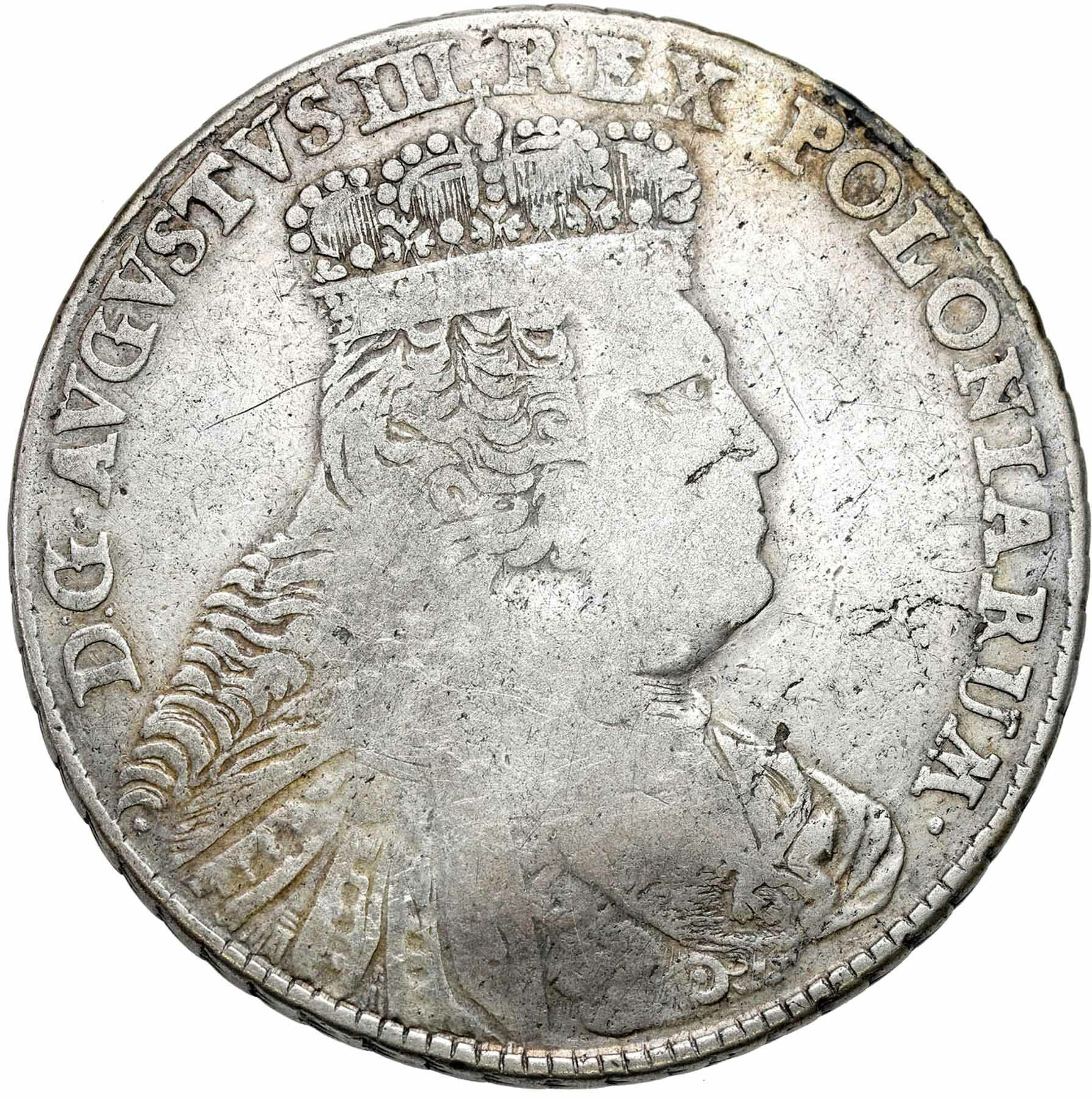 August III Sas. Talar 1755 EDC, Lipsk - Banco-Taler