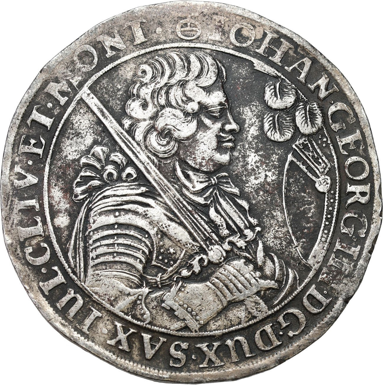Niemcy, Saksonia. Johann Georg III (1680-1691). Talar 1683, Drezno