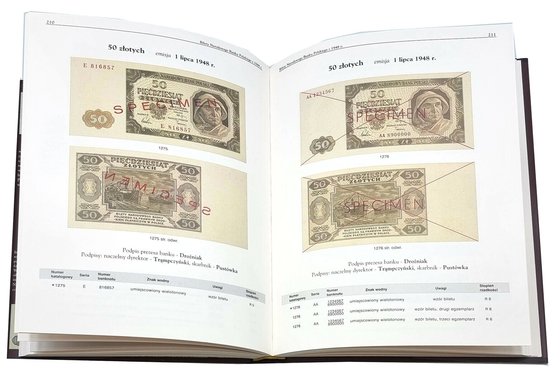 Banknoty Polskie - Kolekcja Lucow Tom V (1944-1955) - Jerzy Koziczyński
