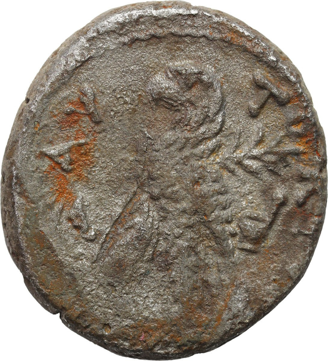 Cesarstwo Rzymskie, Egipt - Aleksandria Neron (54-68). Tetradrachma bilonowa 64/65