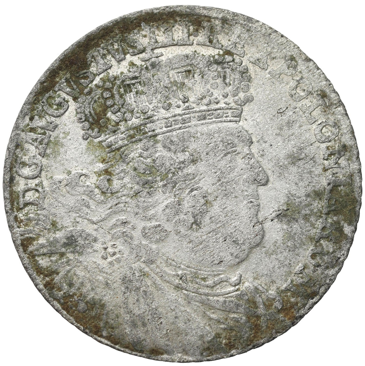 August III Sas. Ort (18 groszy) 1754, Lipsk