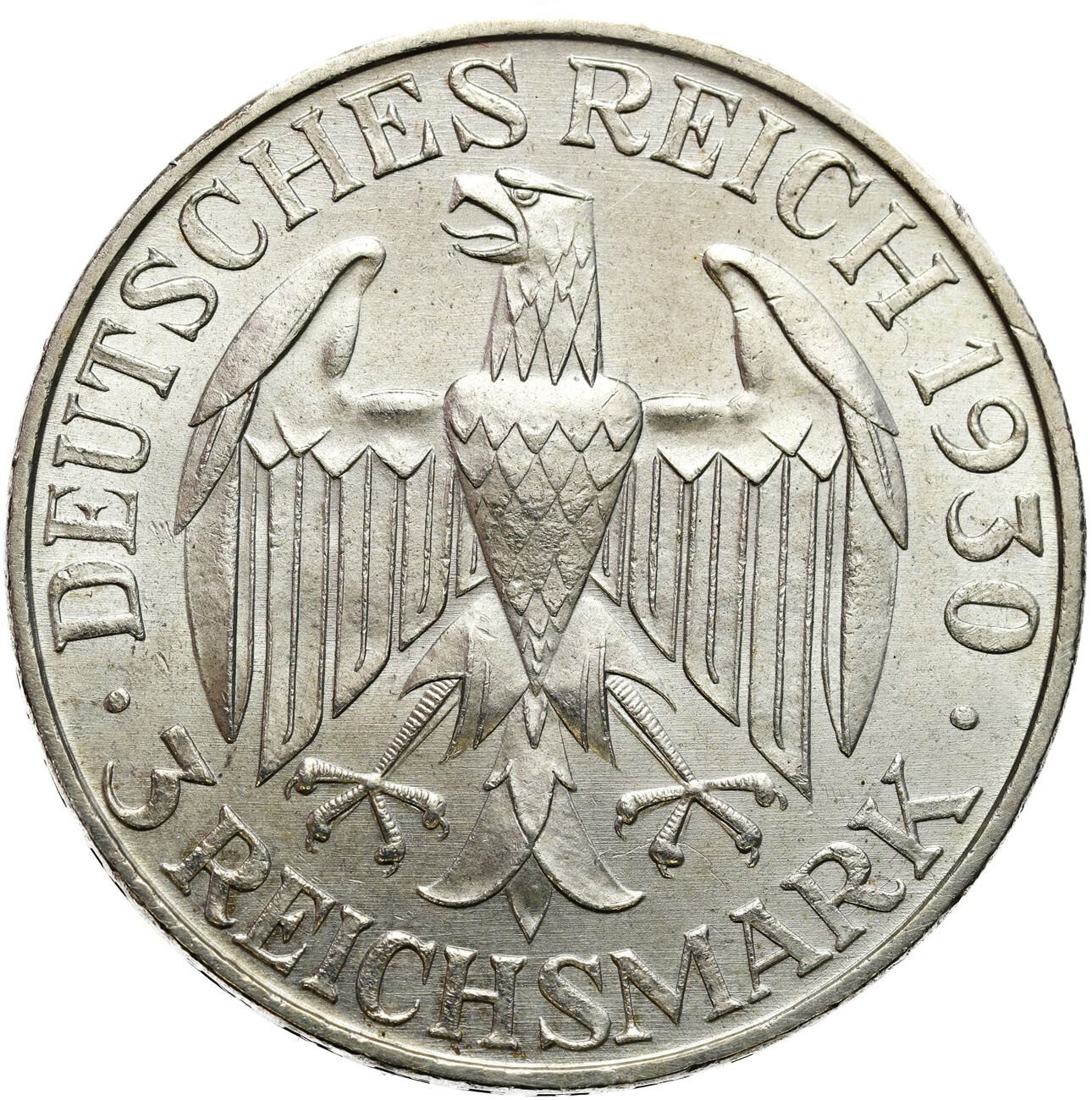 Niemcy, Weimar. 3 marki 1930 D, Monachium