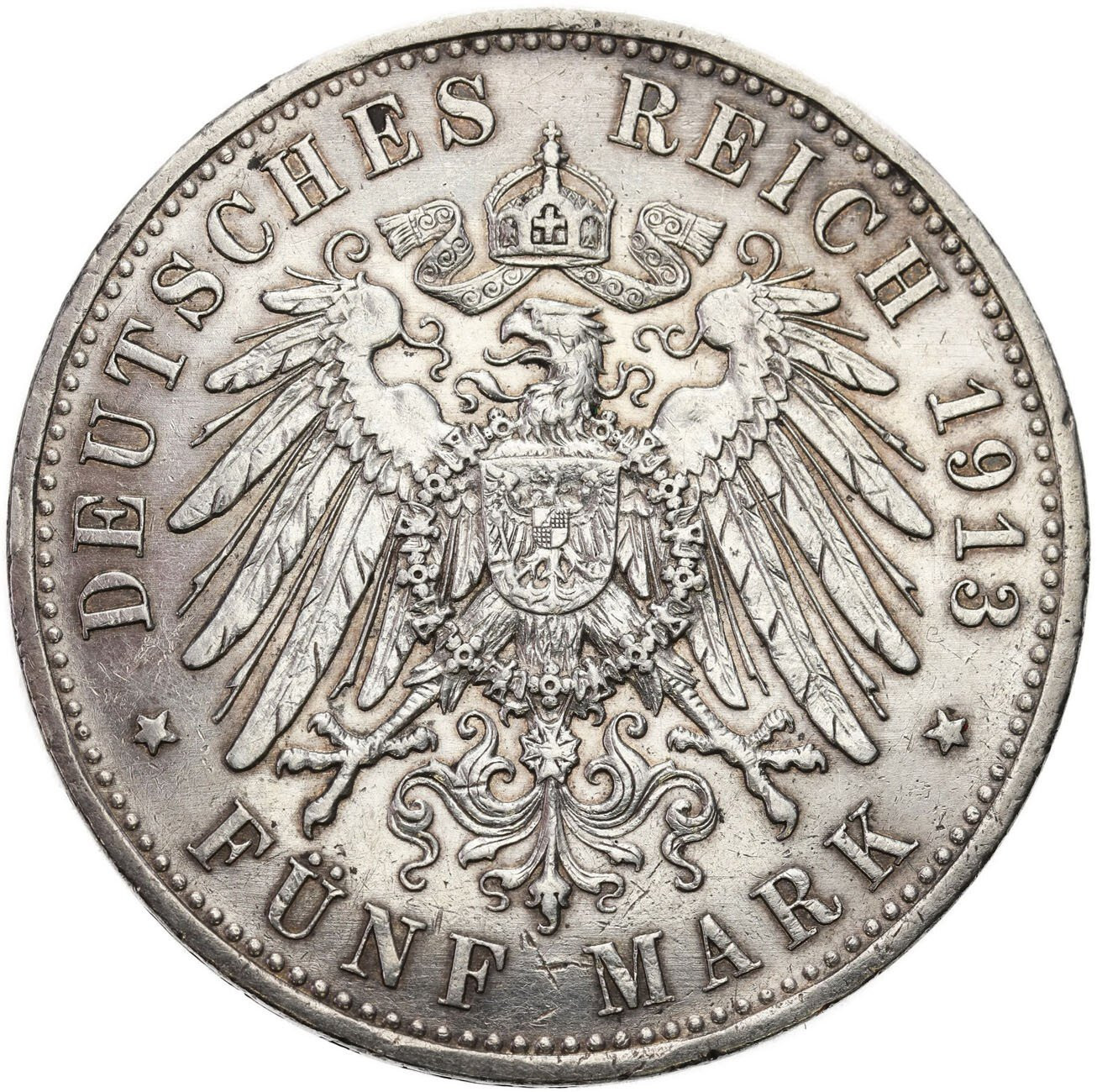 Niemcy, Prusy. Wilhelm II (1888-1918). 5 marek 1914 A, Berlin
