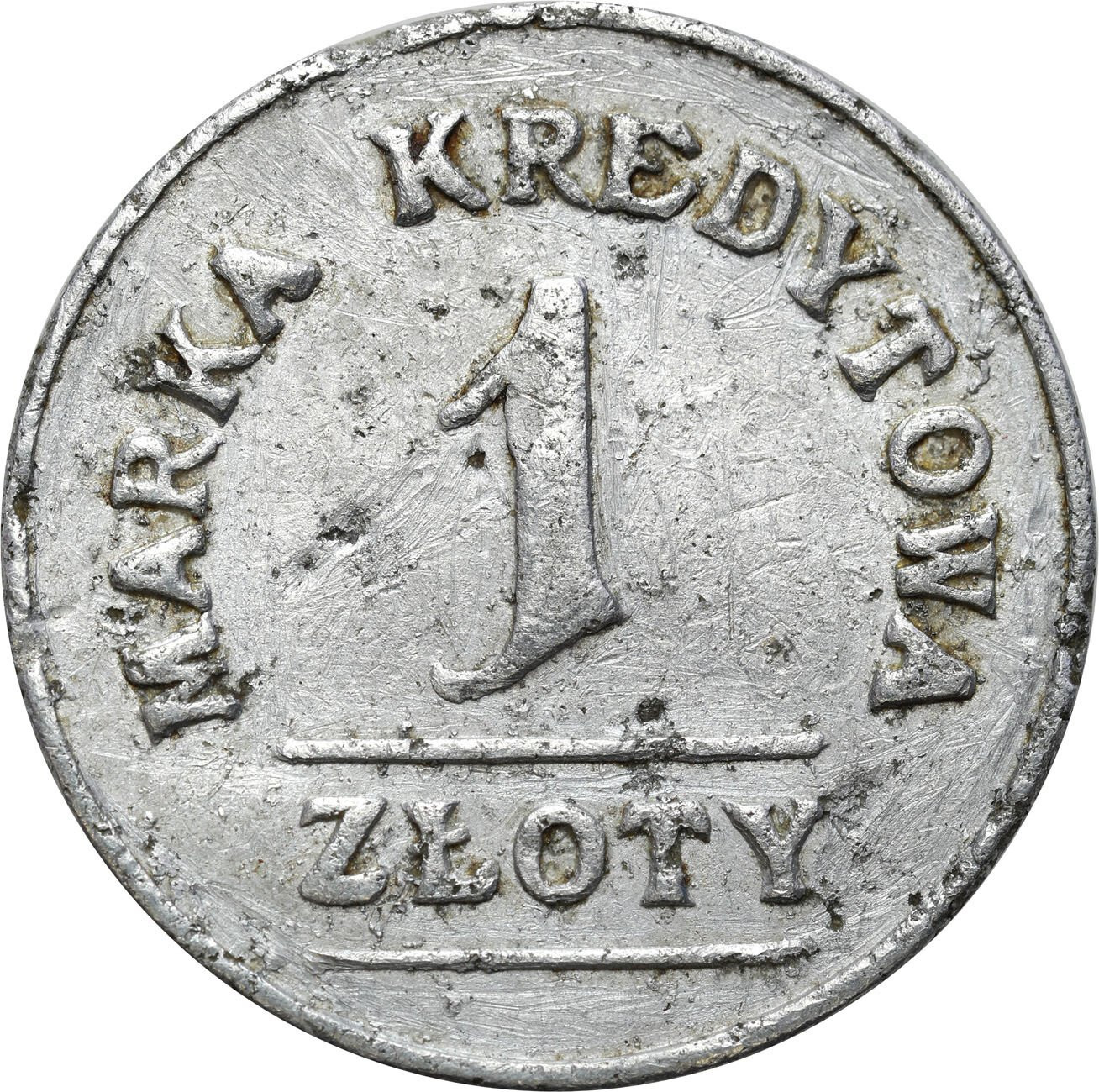 Nowa Wilejka - 1 złoty Spółdzielni Żołnierskiej 85 Pułku Strzelców Wileńskich – RZADKIE
