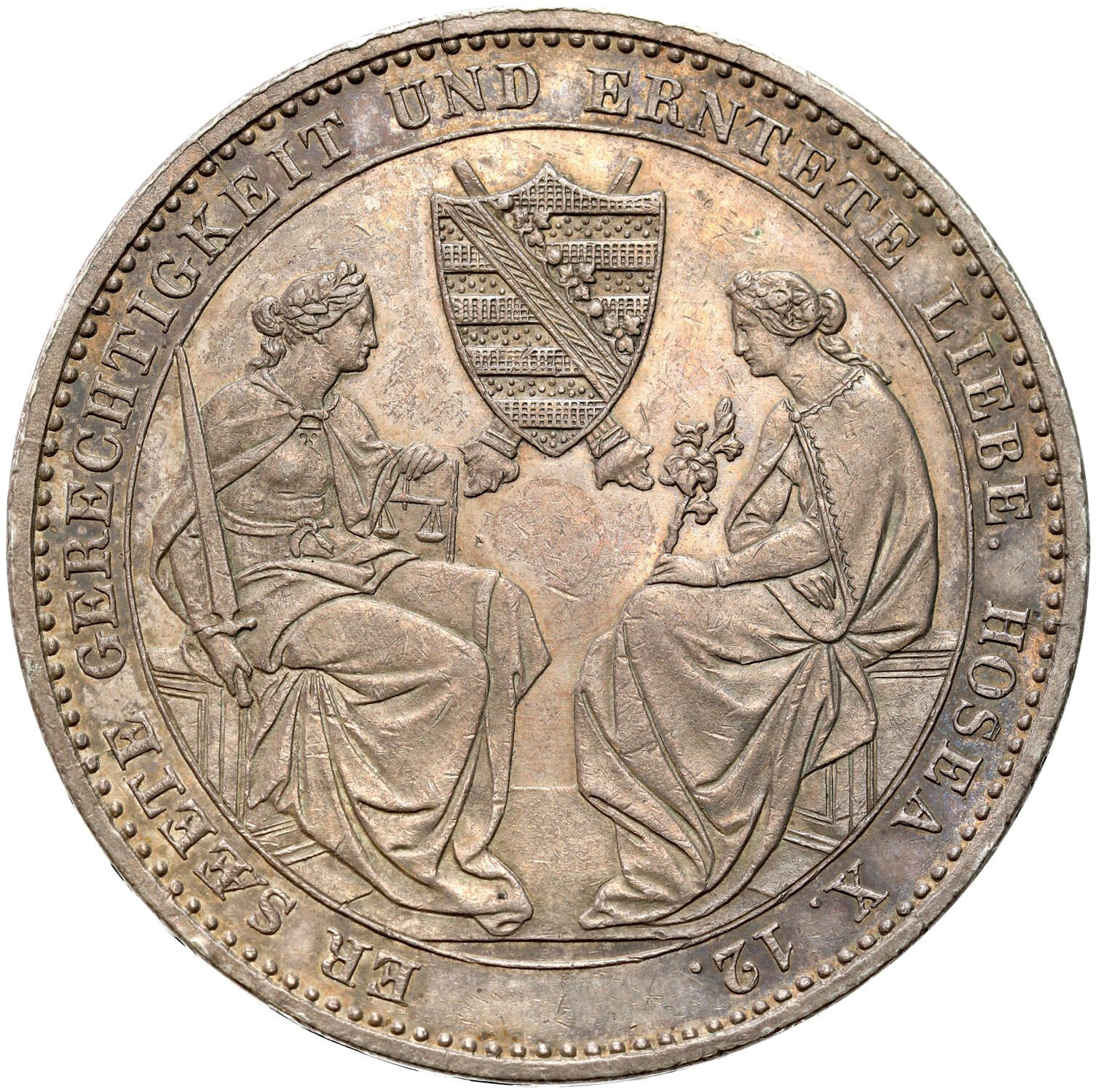 Niemcy, Saksonia. Fryderyk August II. Talar pośmiertny 1854, Drezno