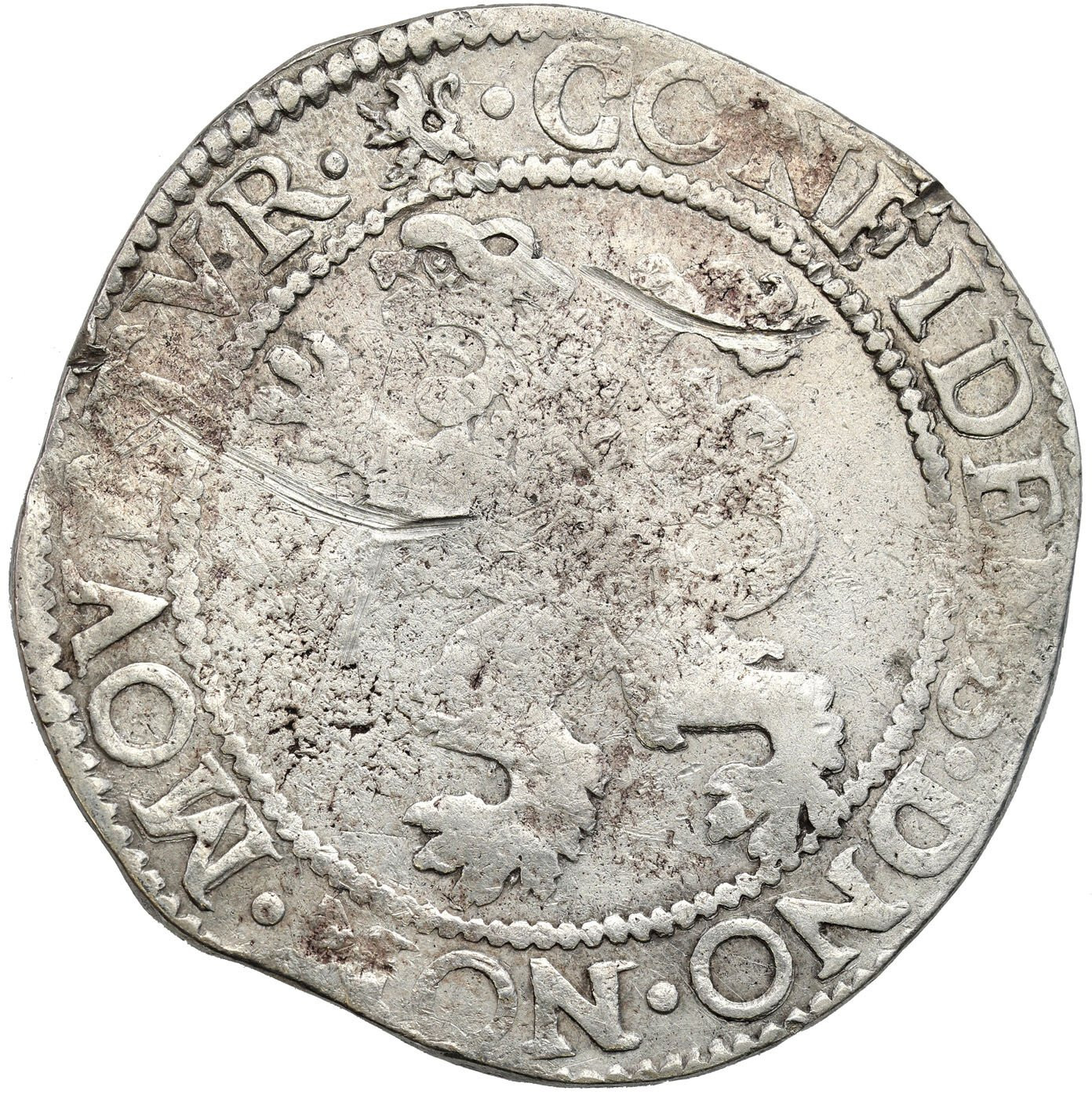 Niderlandy, Fryzja Zachodnia. Talar lewkowy (Leeuwendaalder) 1628