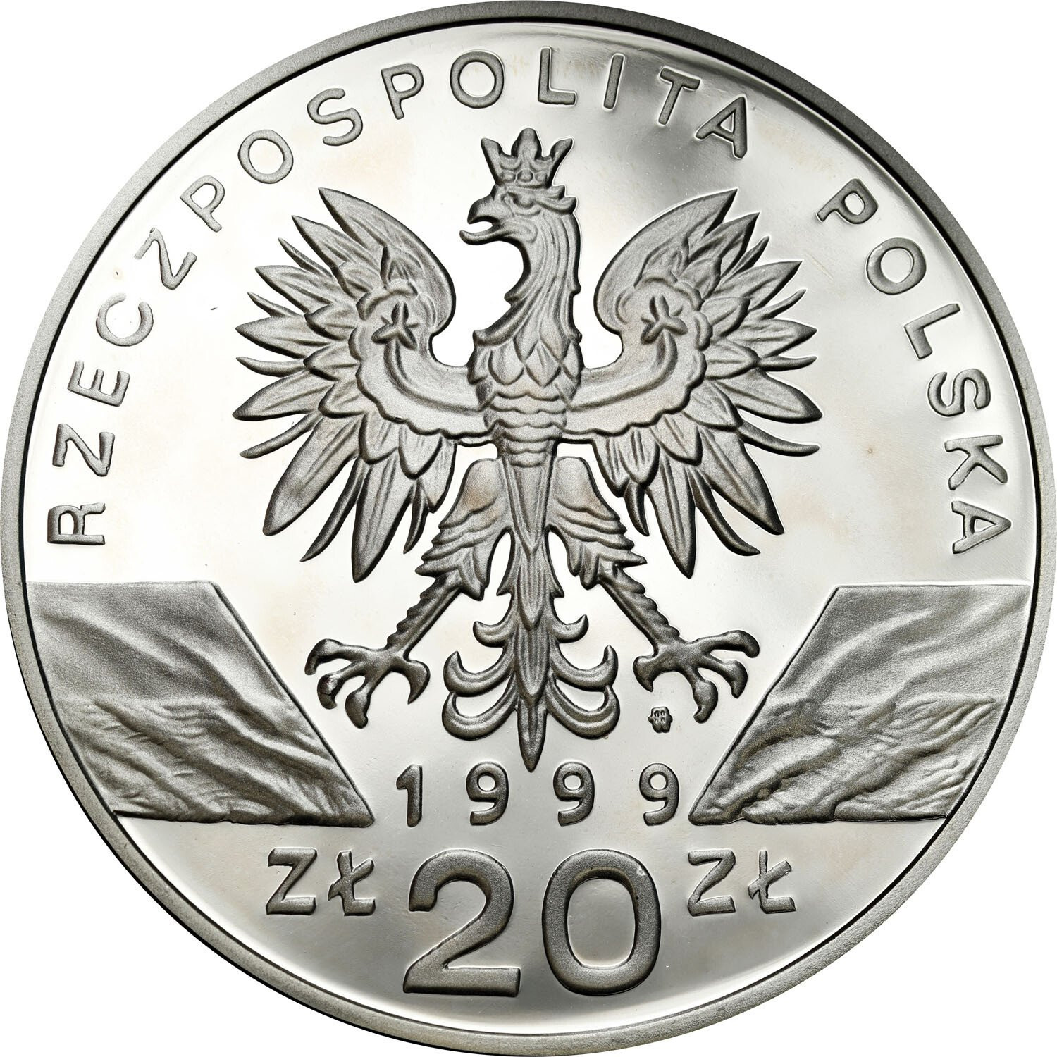 20 złotych 1999 Wilk - RZADSZE