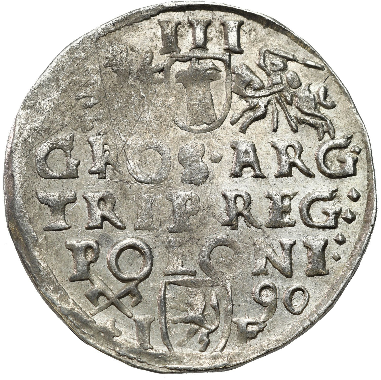 Zygmunt III Waza. Trojak (3 grosze) 1590, Poznań - NIENOTOWANY