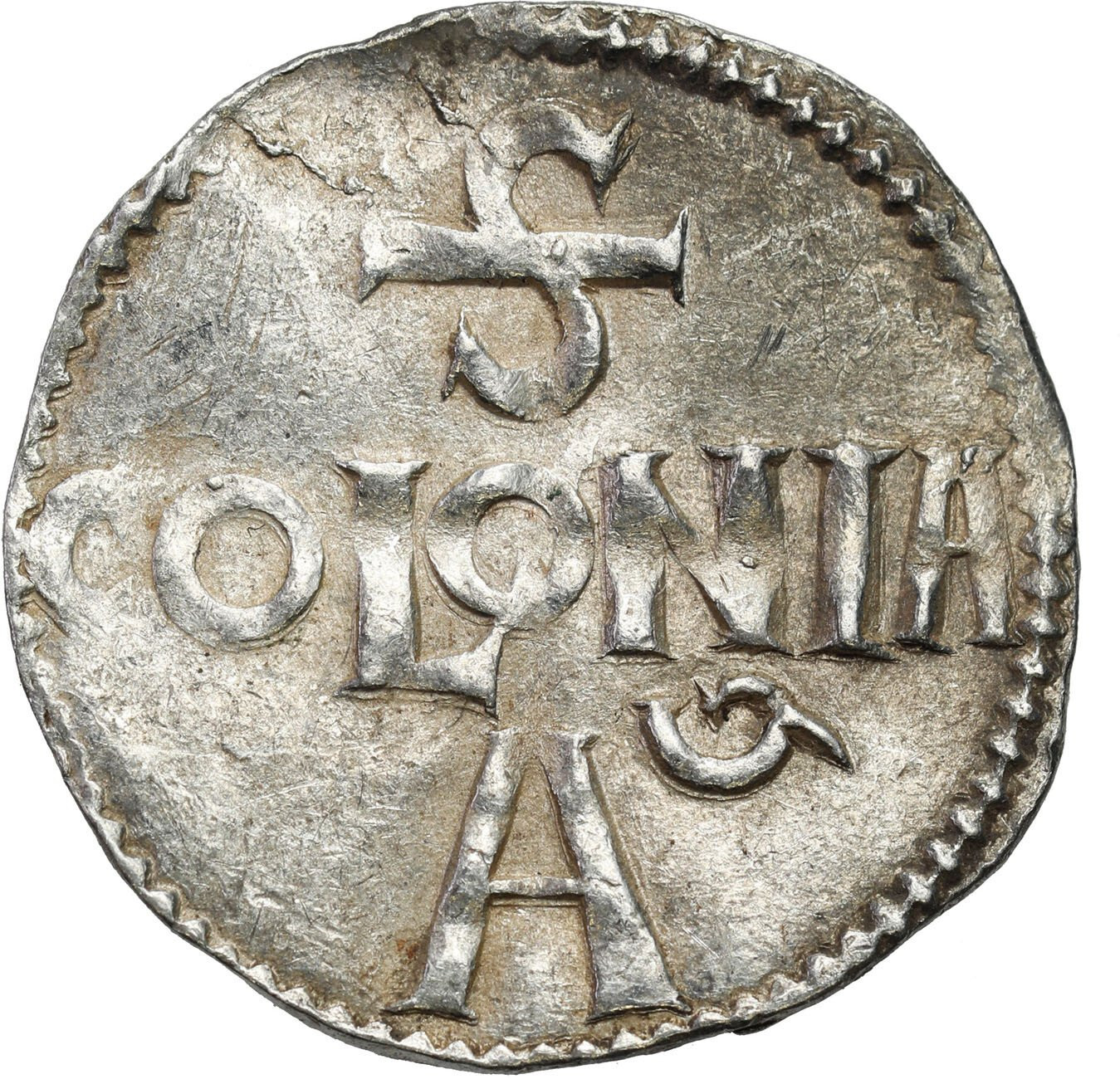 Niemcy, Dolna Lotaryngia – Kolonia. Otto III (983–1002). Denar