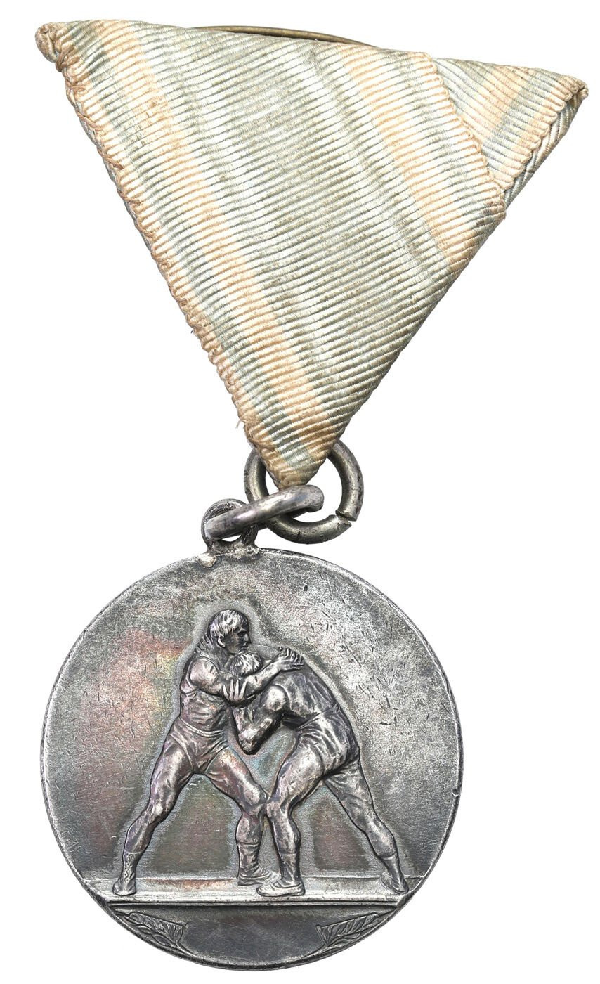 Niemcy. Medal sportowy – zapasy, srebro