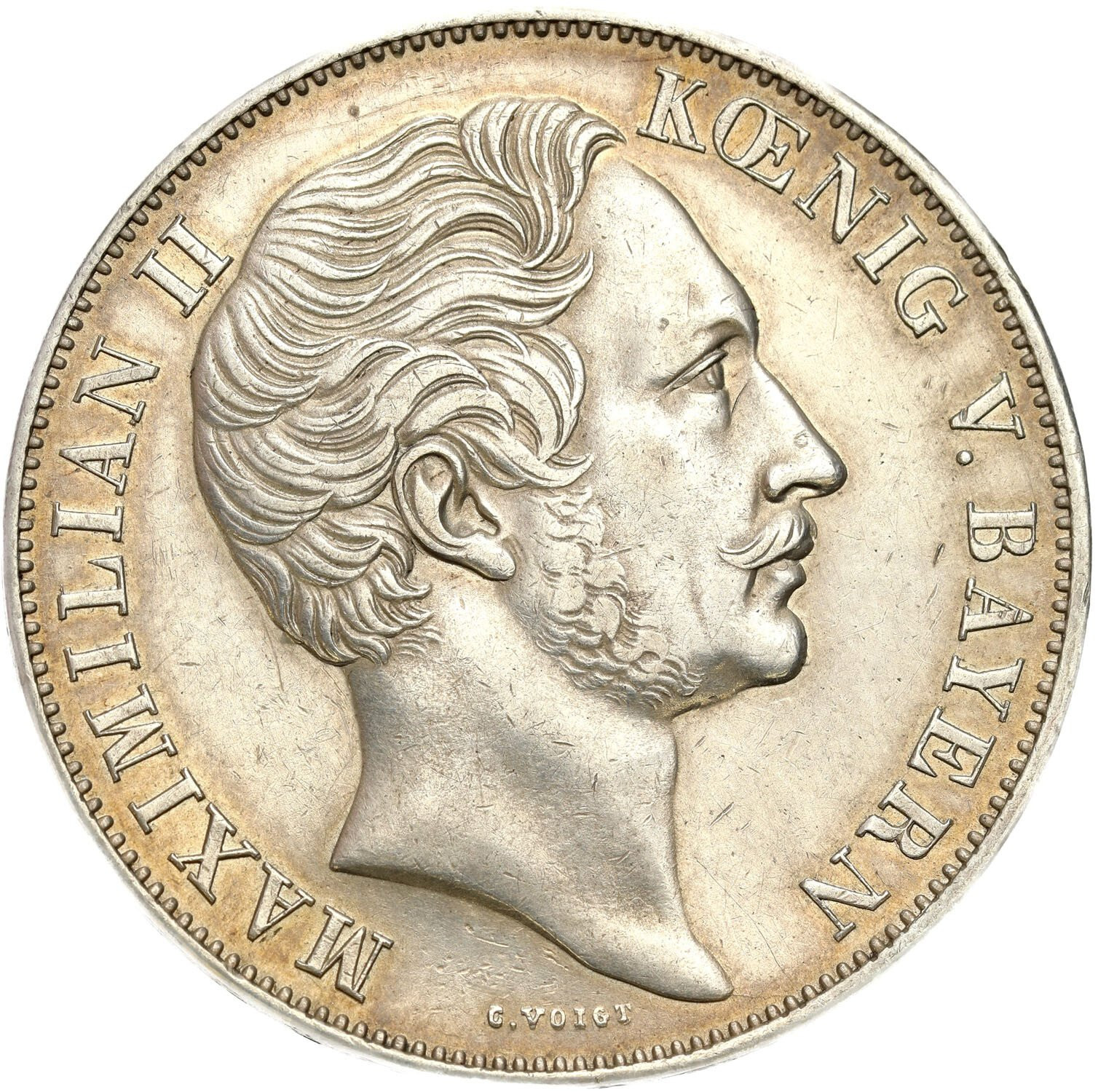 Niemcy, Bawaria. Maksymilian II Józef (1848-1864). Talar 1855, Monachium