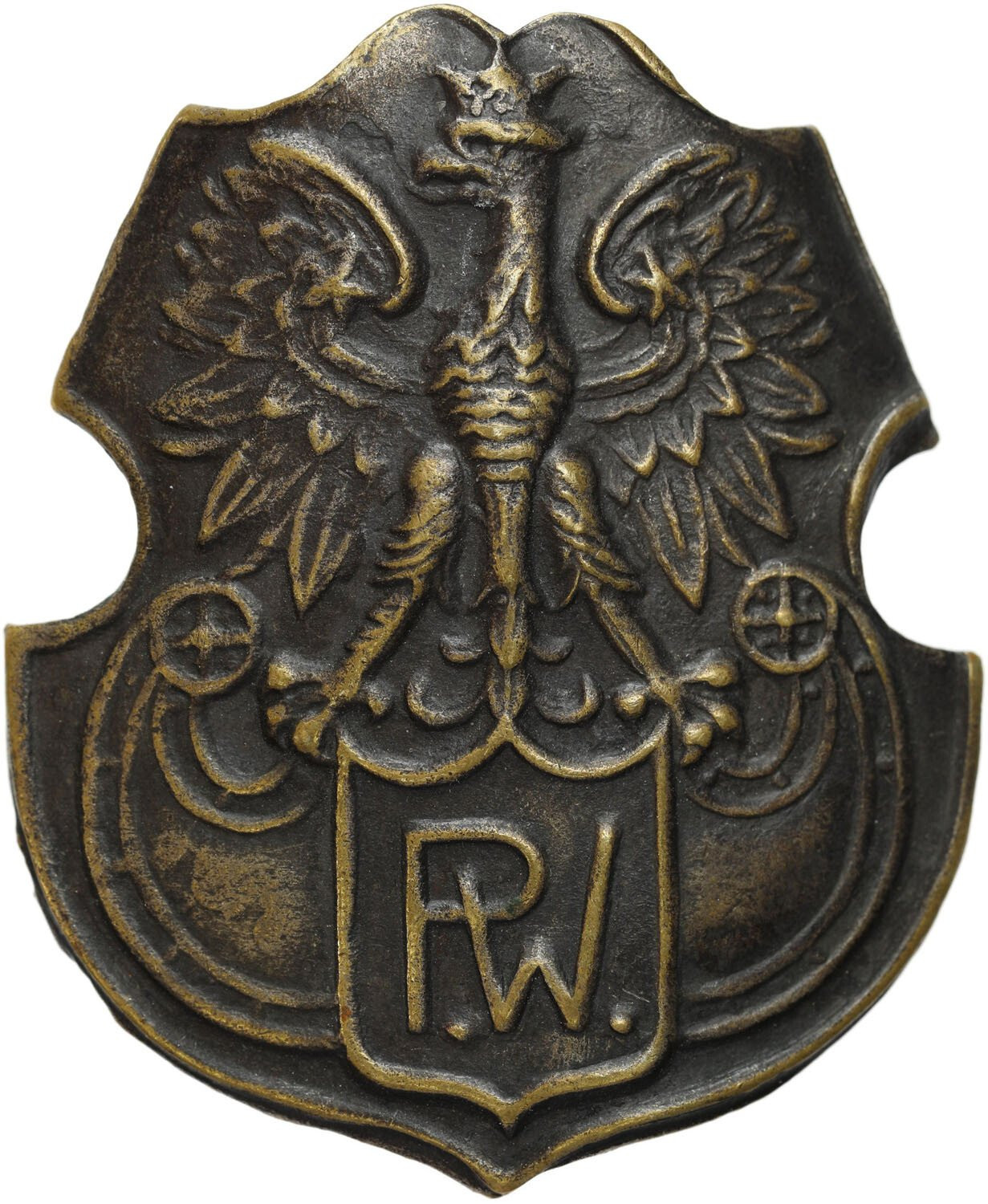 II RP. Orzeł z czapki Przysposobienie Wojskowe