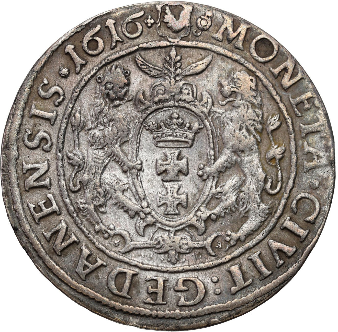 Zygmunt III Waza. Ort (18 groszy) 1616, Gdańsk