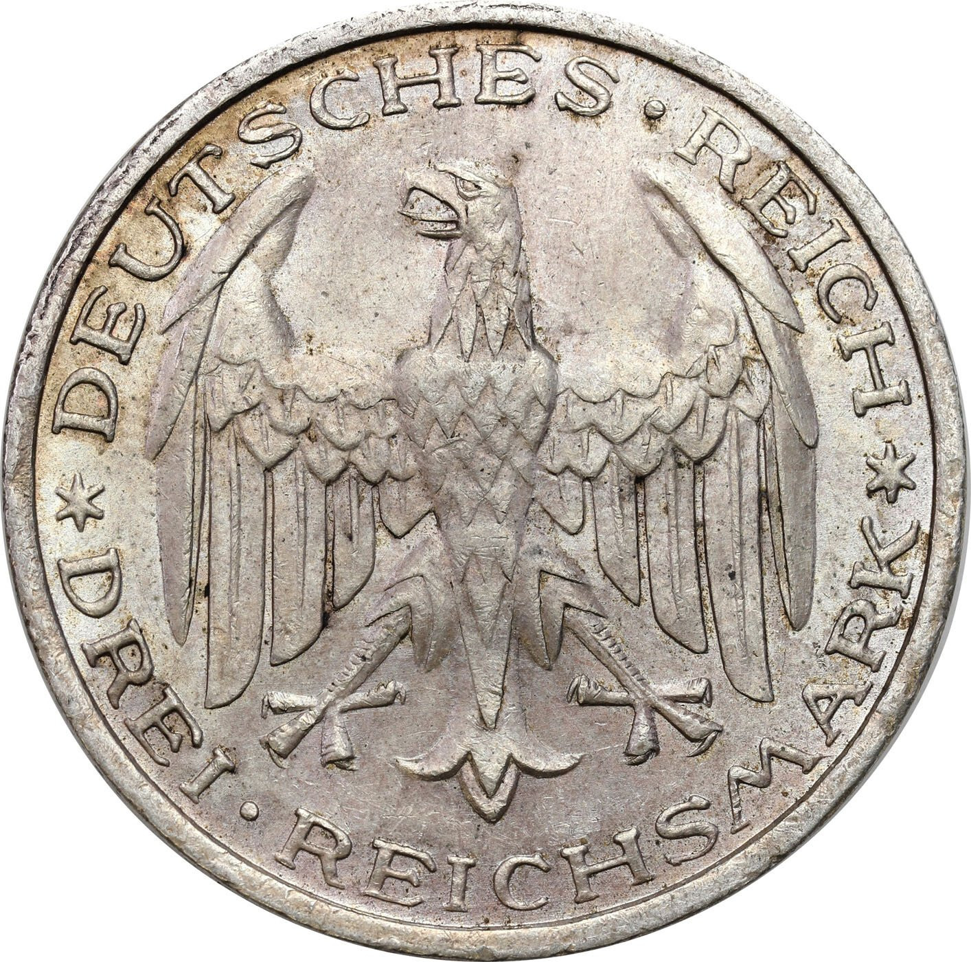 Niemcy, Weimar. 3 marki 1927 A, Berlin - PIĘKNE