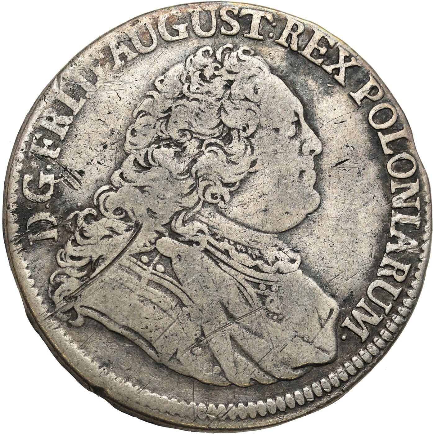 August III Sas. 1/3 Talara (1/2 Guldena) 1754, Drezno
