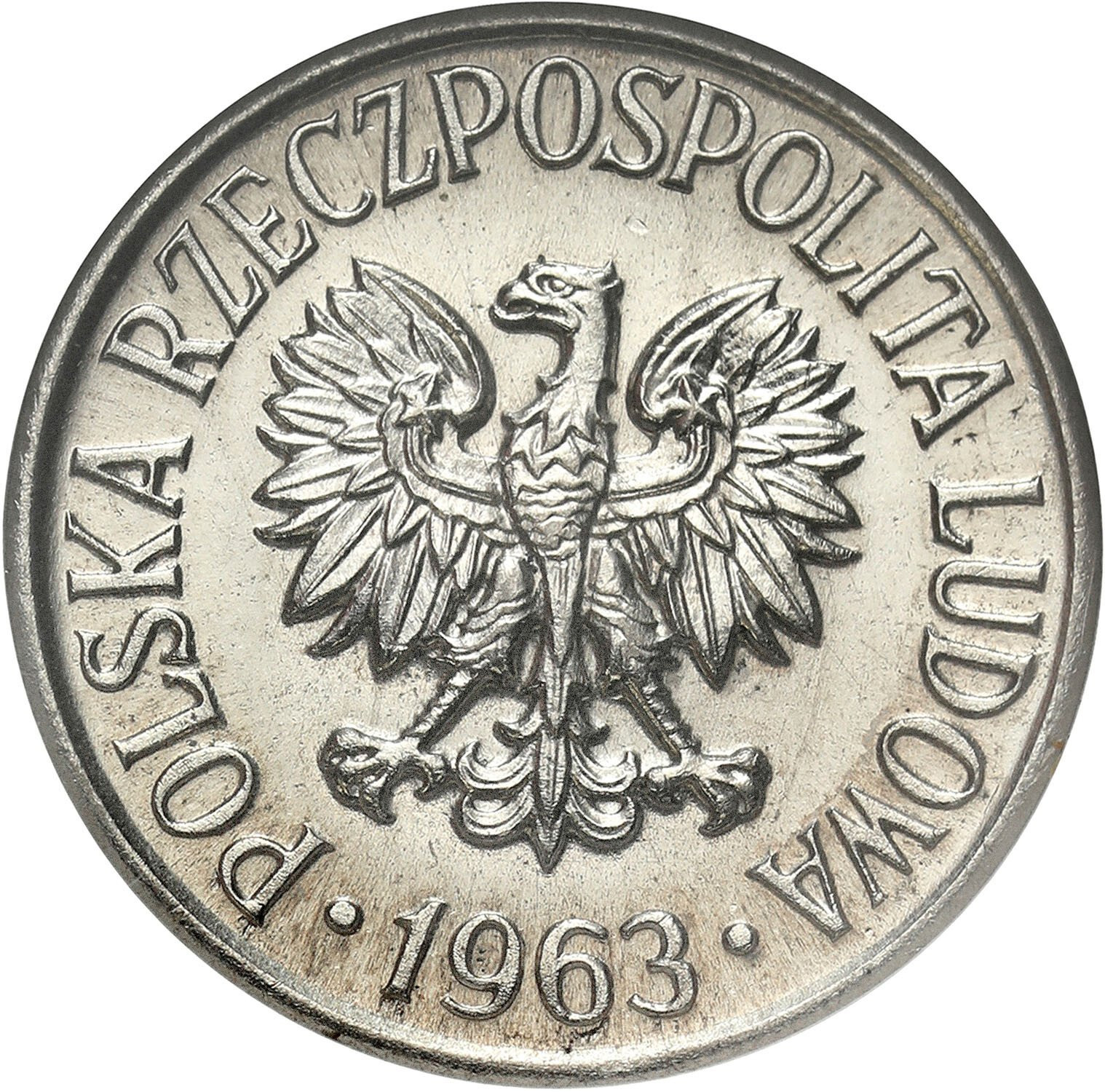 PRL. PRÓBA Nikiel 5 groszy 1963