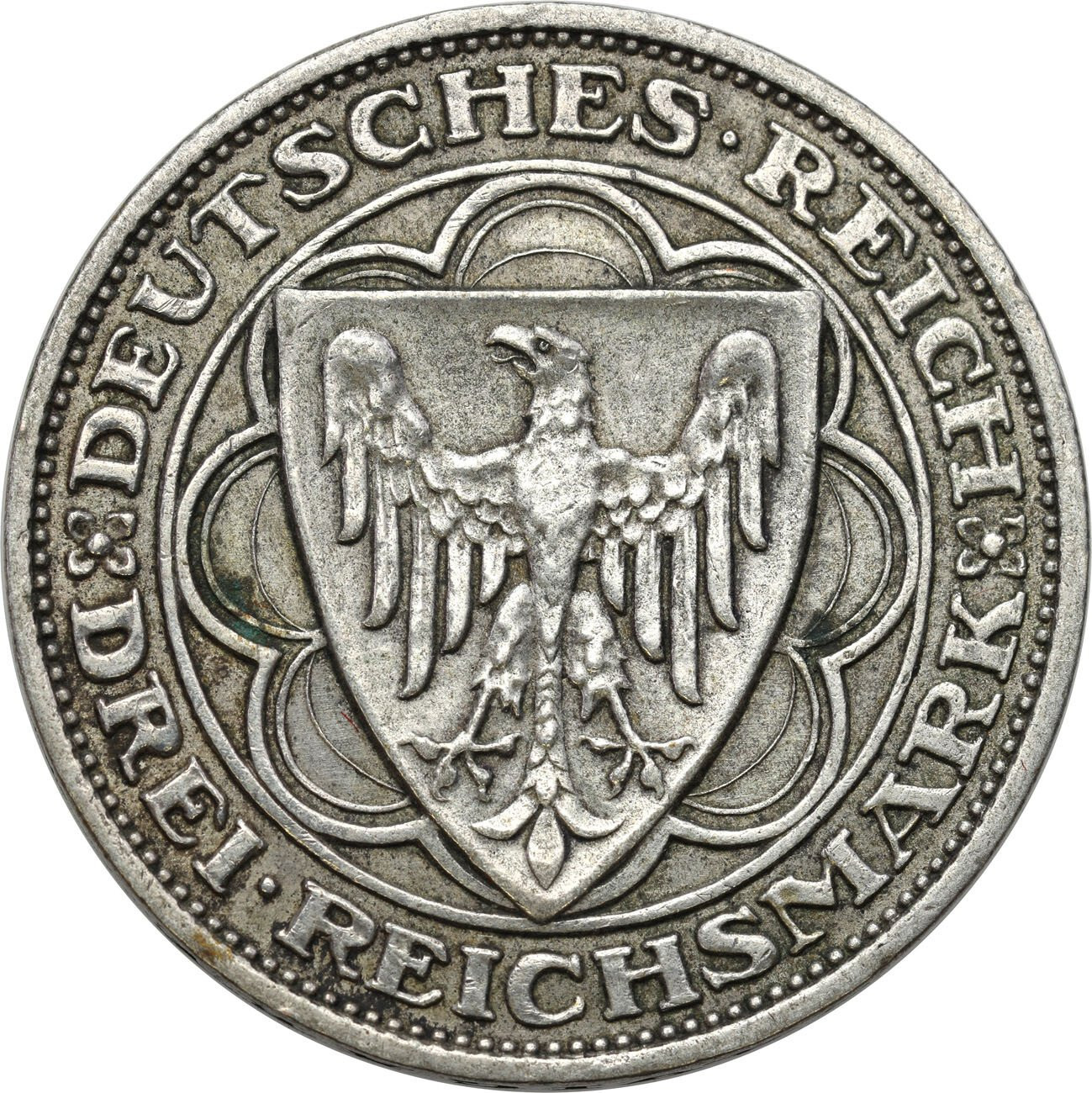 Niemcy, Republika Weimarska. 3 marki 1927 A, Berlin 