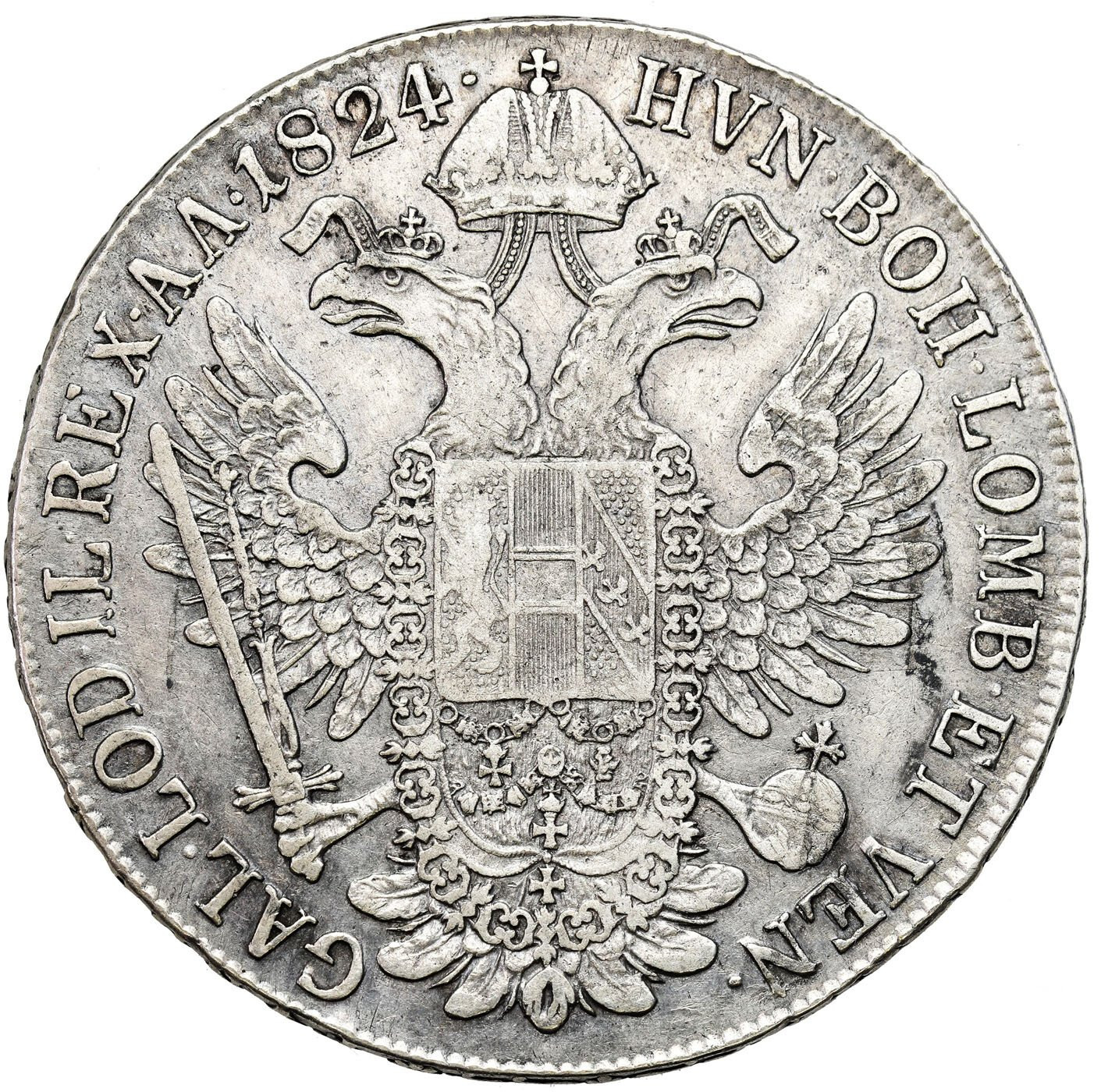 Austria, Franciszek II (1792–1835). Talar 1824 A, Wiedeń
