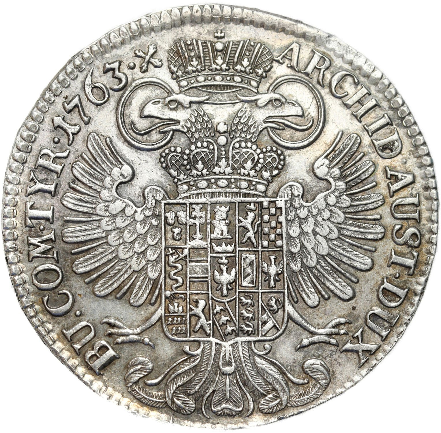 Austria. Maria Teresa (1740-1780). Półtalar 1763, Wiedeń