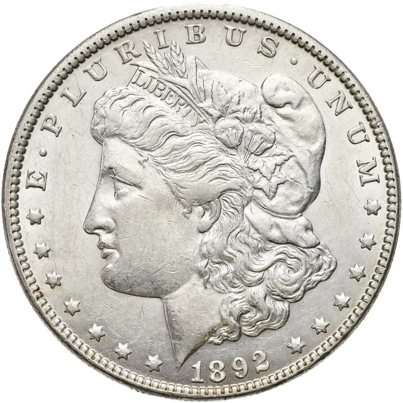 USA. Liberty 1 Dolar 1892 Filadelfia 