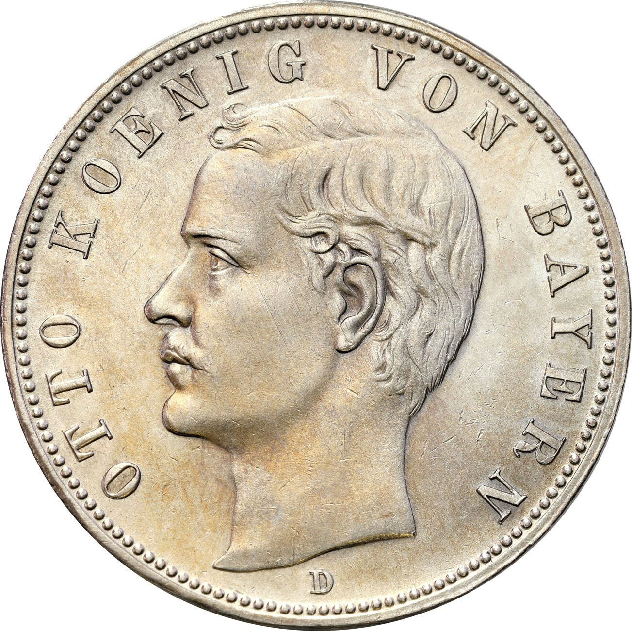 Niemcy, Bawaria. 5 marek 1901 D, Monachium - WYŚMIENITE