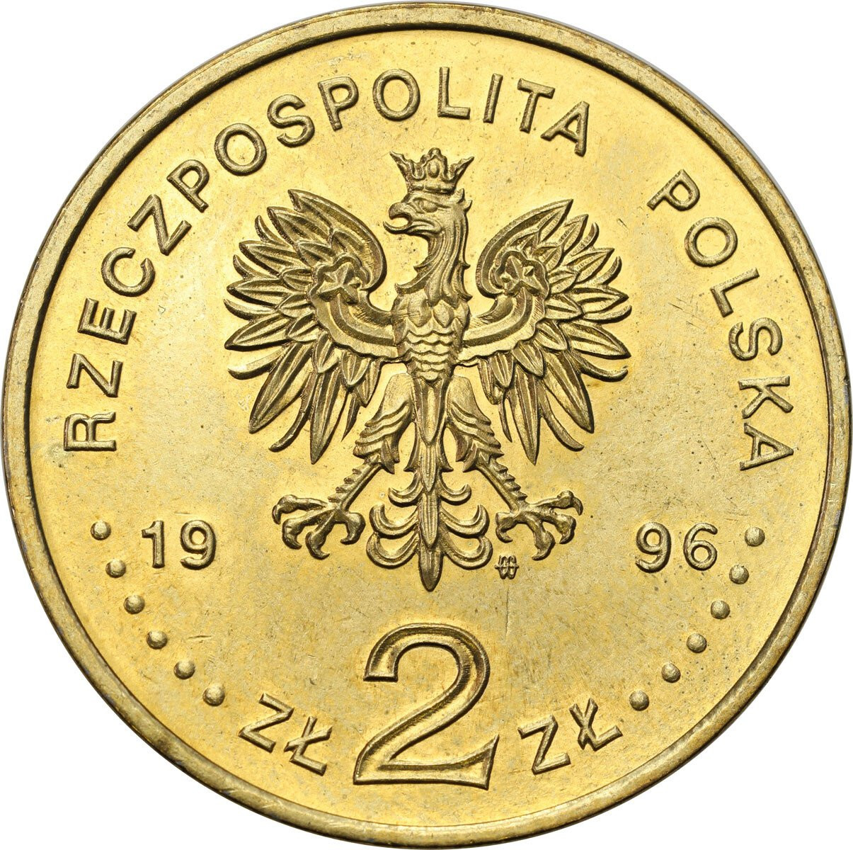 III RP. 2 złote 1996 Henryk Sienkiewicz – PIĘKNE