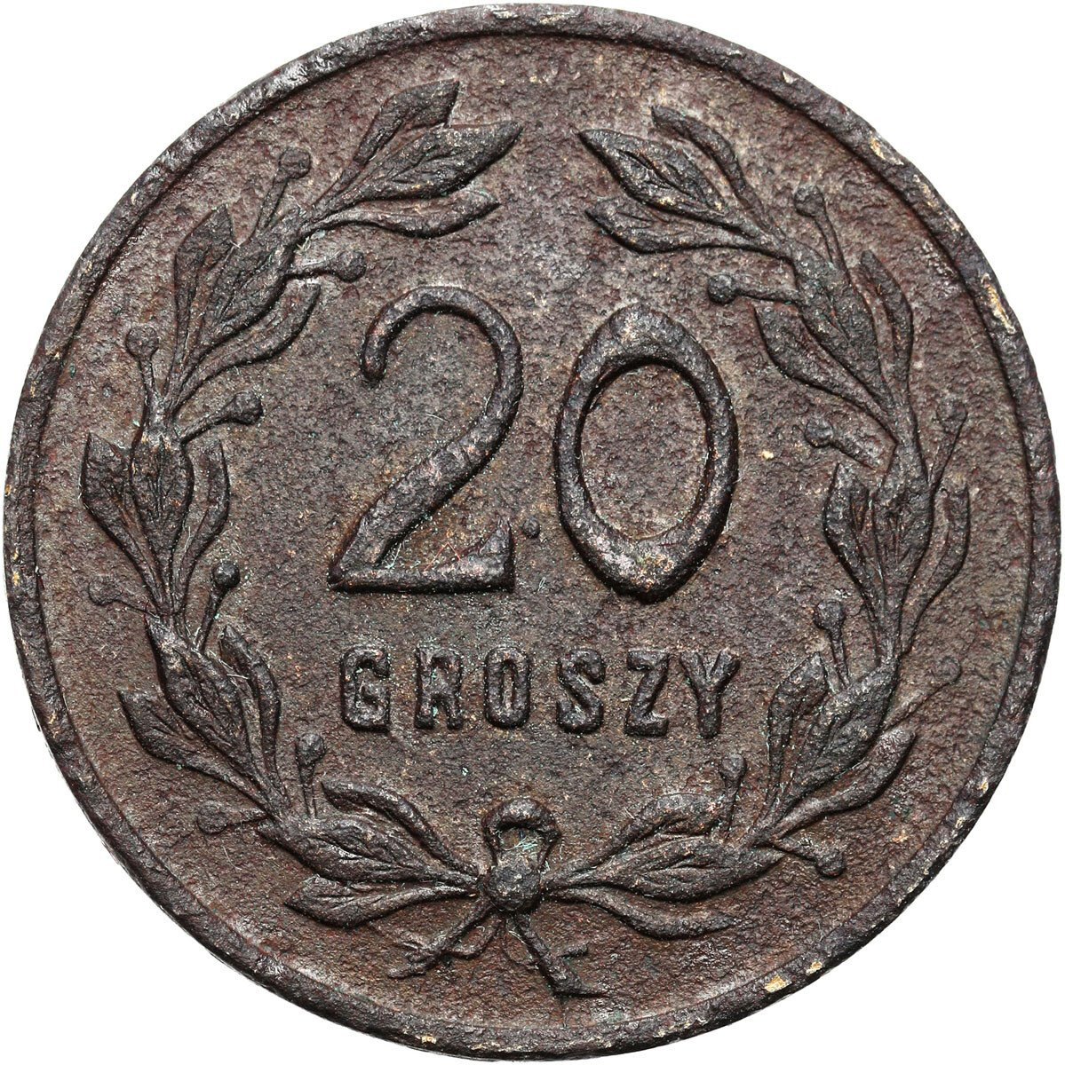 Grudziądz - 20 groszy Kasyna Podoficerskiego 64 Pułku Piechoty