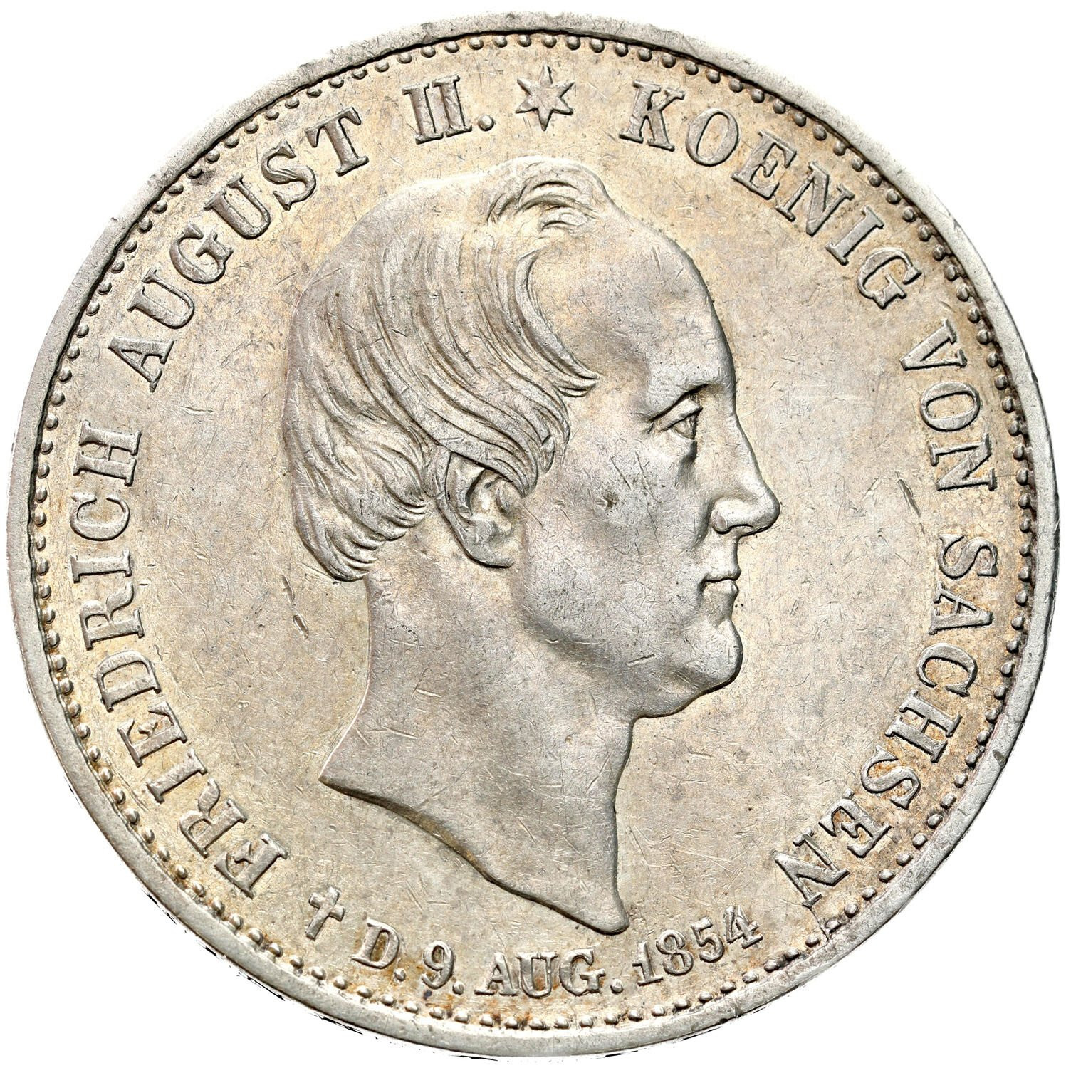 Niemcy, Saksonia. Fryderyk August II. Talar pośmiertny 1854, Drezno