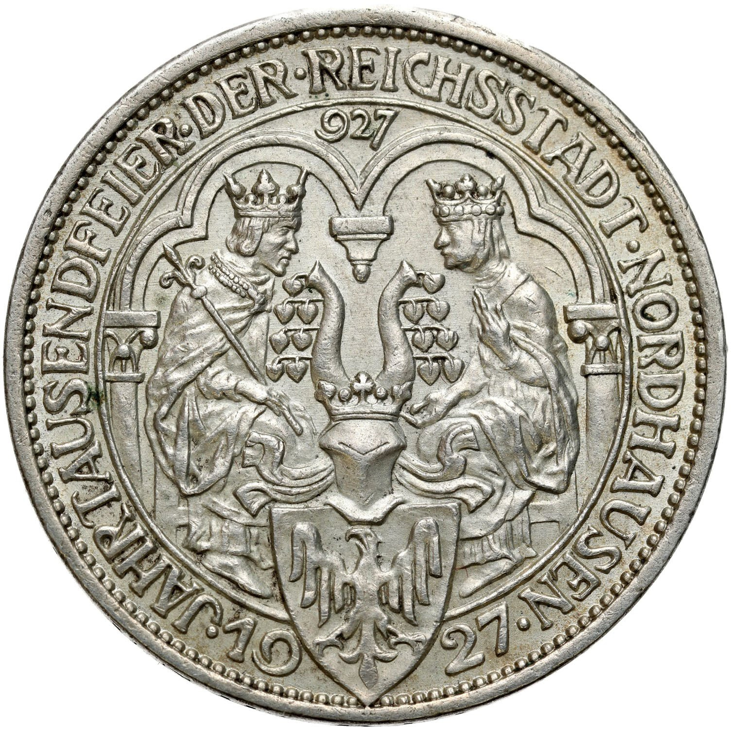 Niemcy, Weimar. 3 marki 1927 A, Berlin