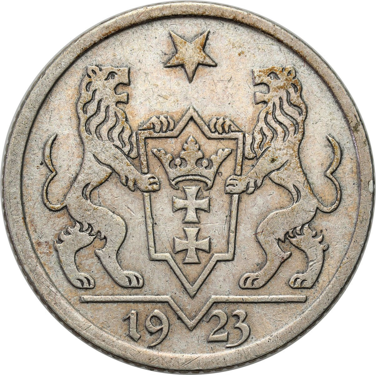 Wolne Miasto Gdańsk/Danzig. 1 Gulden 1923, Utrecht