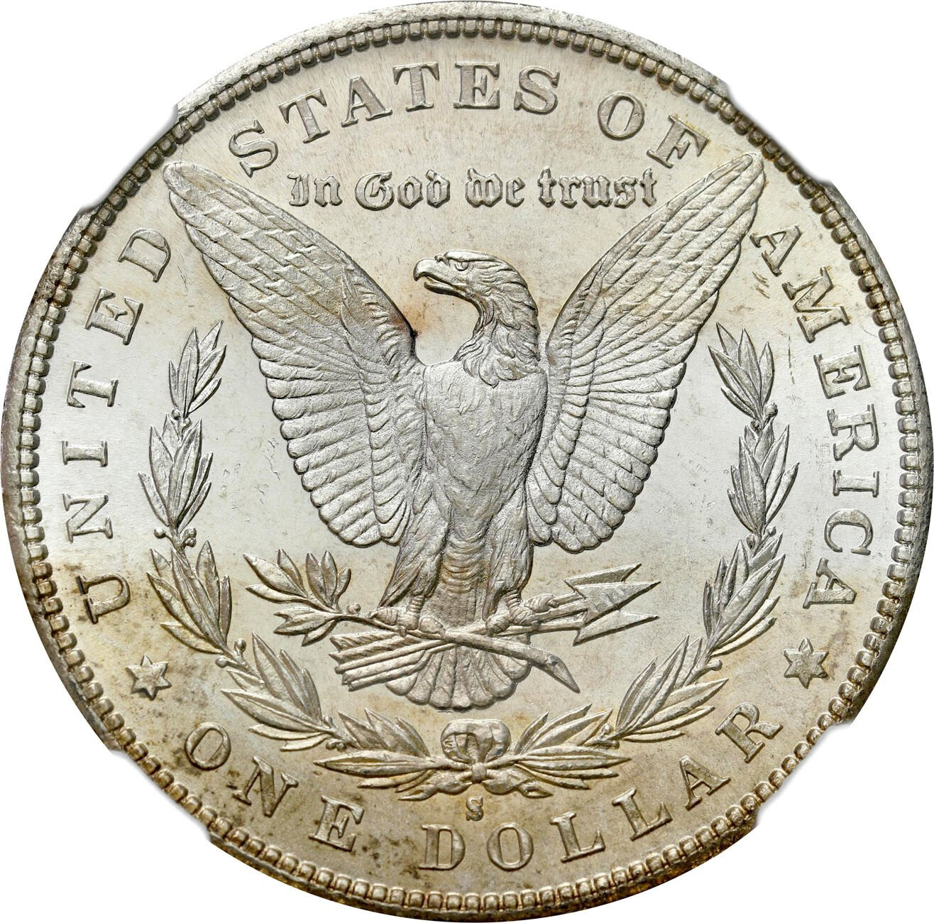 USA. 1 Dolar 1881 S, San Francisco NGC MS63 – PIĘKNY